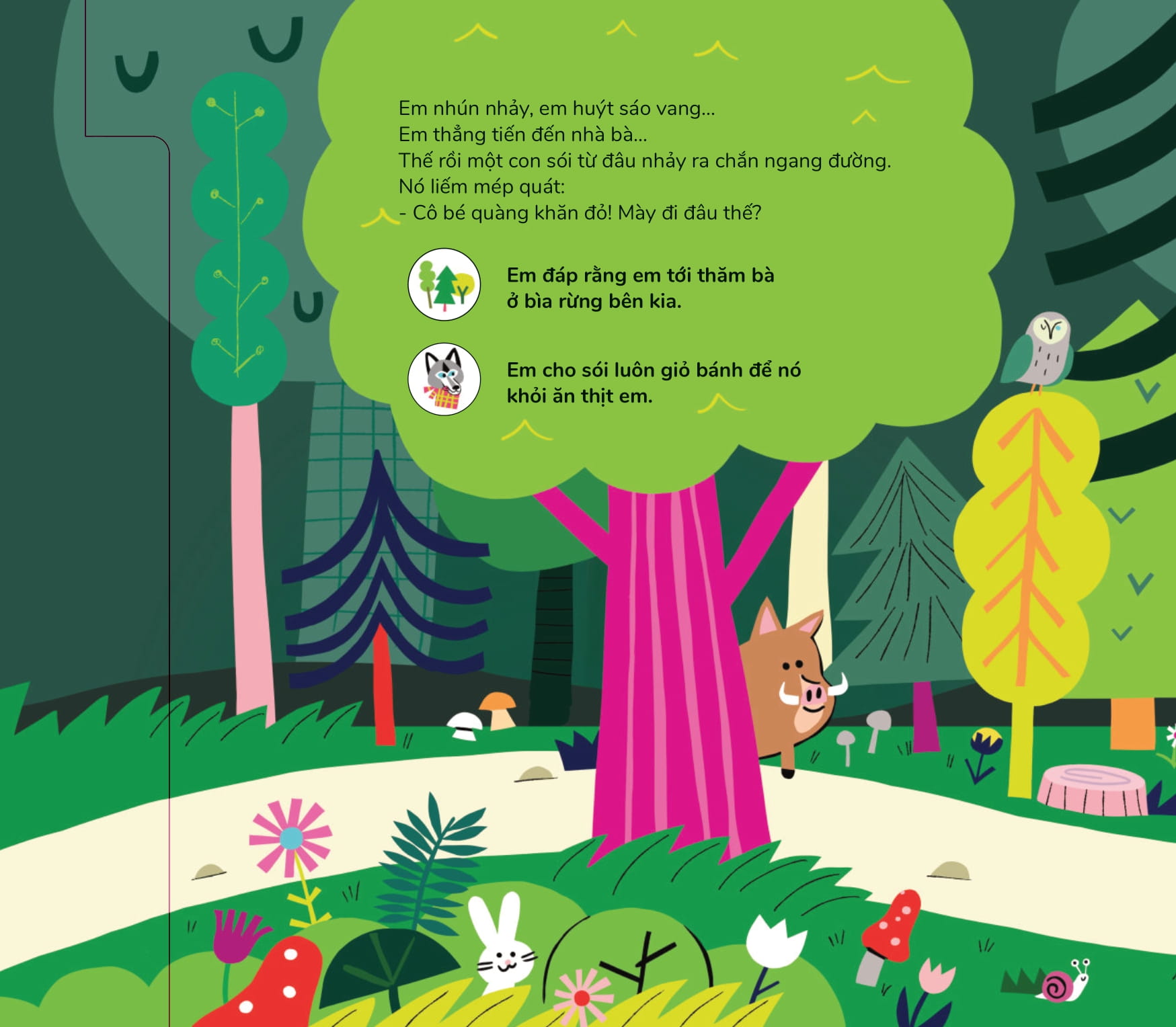 trò chơi nhập vai - nếu em là cô bé quàng khăn đỏ - Ảnh 6