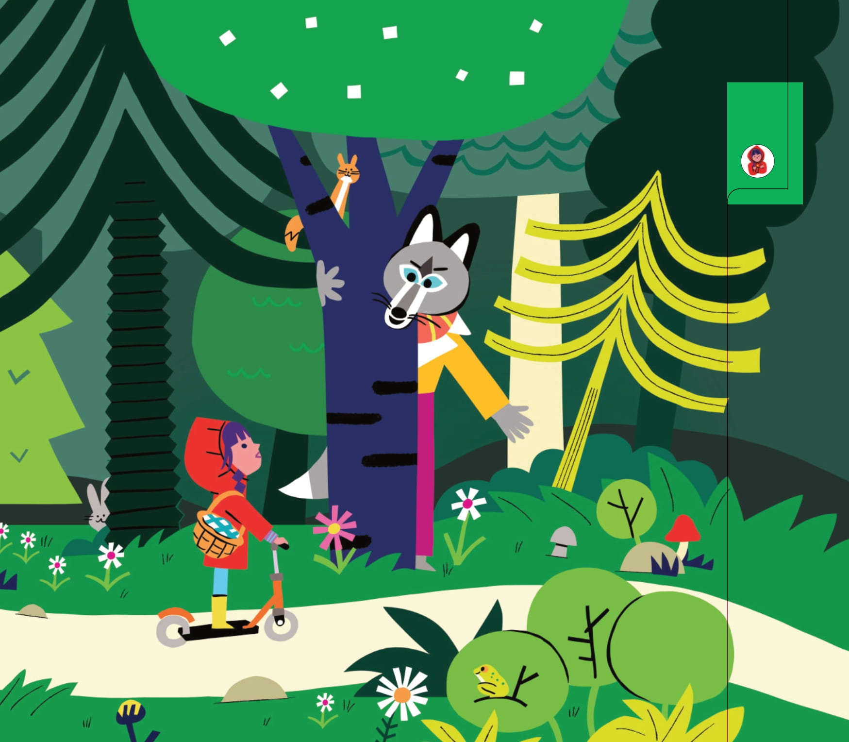 trò chơi nhập vai - nếu em là cô bé quàng khăn đỏ - Ảnh 7