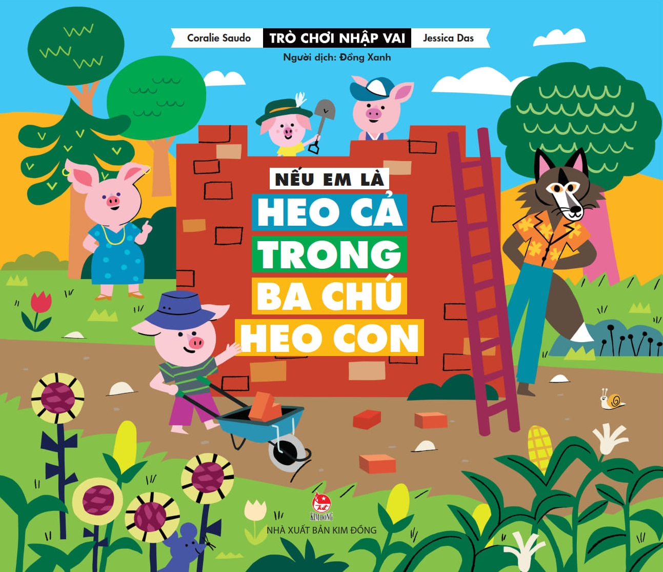 trò chơi nhập vai - nếu em là heo cả trong ba chú heo con - Ảnh 2