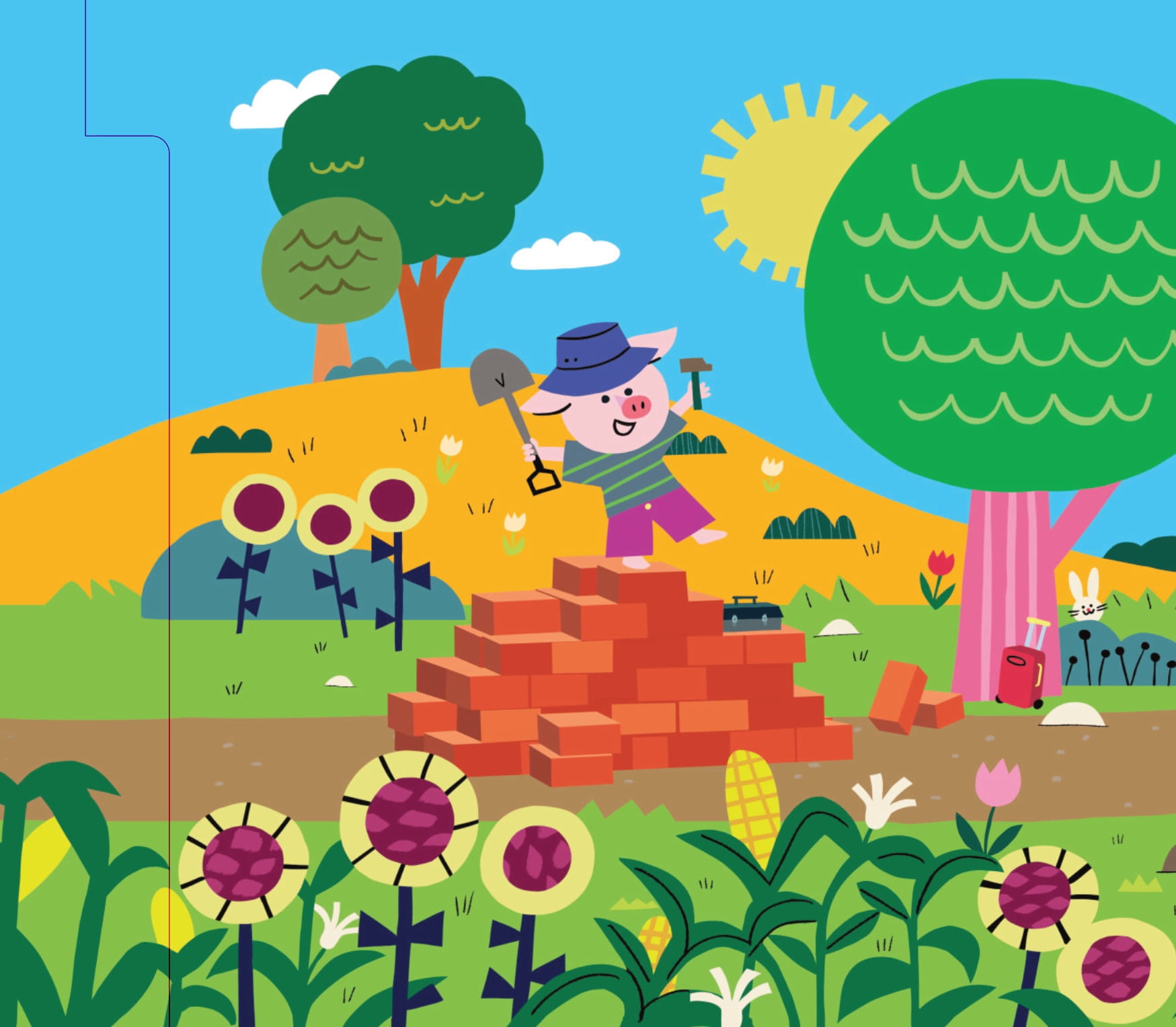 trò chơi nhập vai - nếu em là heo cả trong ba chú heo con - Ảnh 6