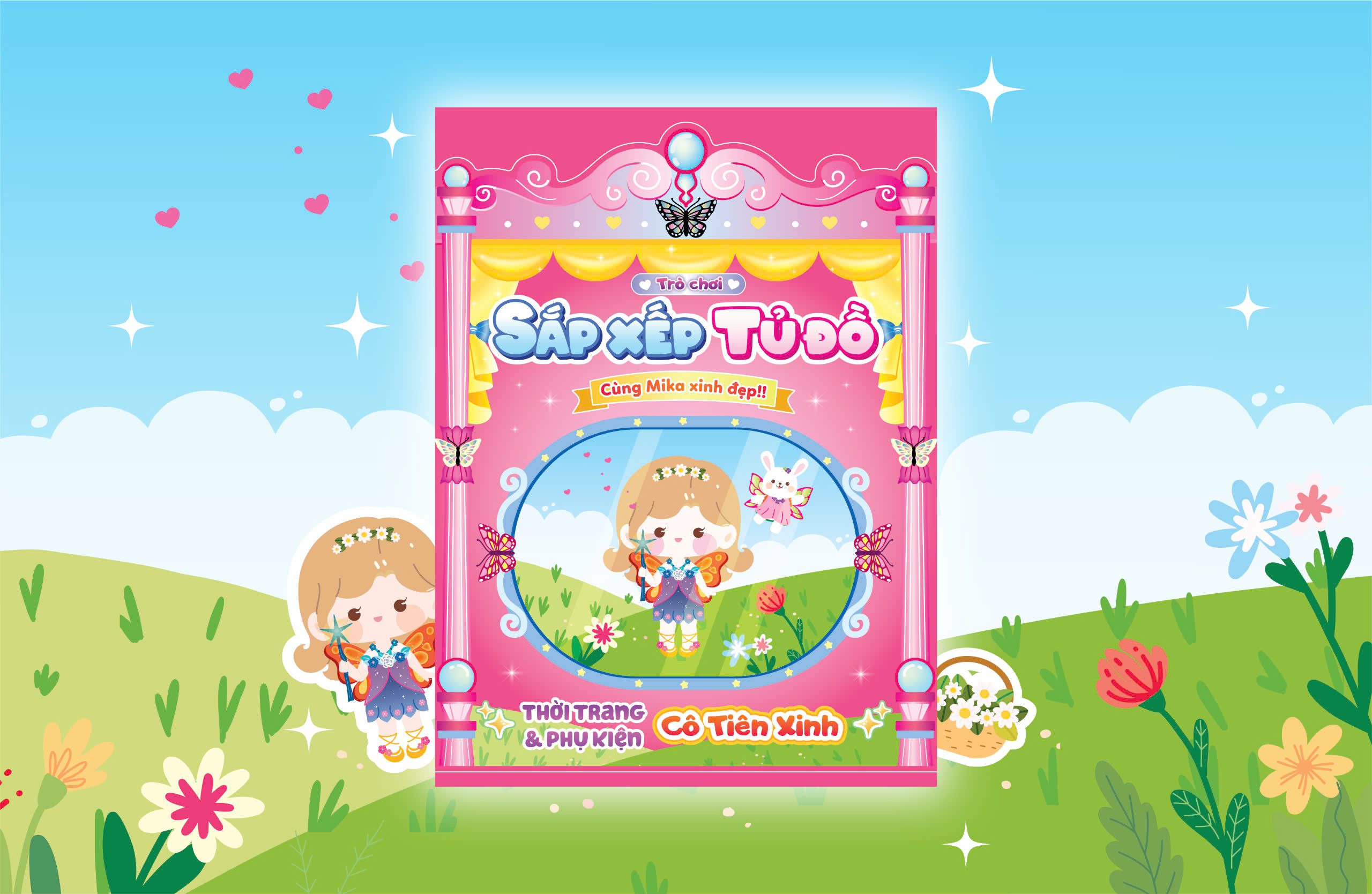 trò chơi sắp xếp tủ đồ cùng mika xinh đẹp - thời trang và phụ kiện cô tiên xinh - Ảnh 3