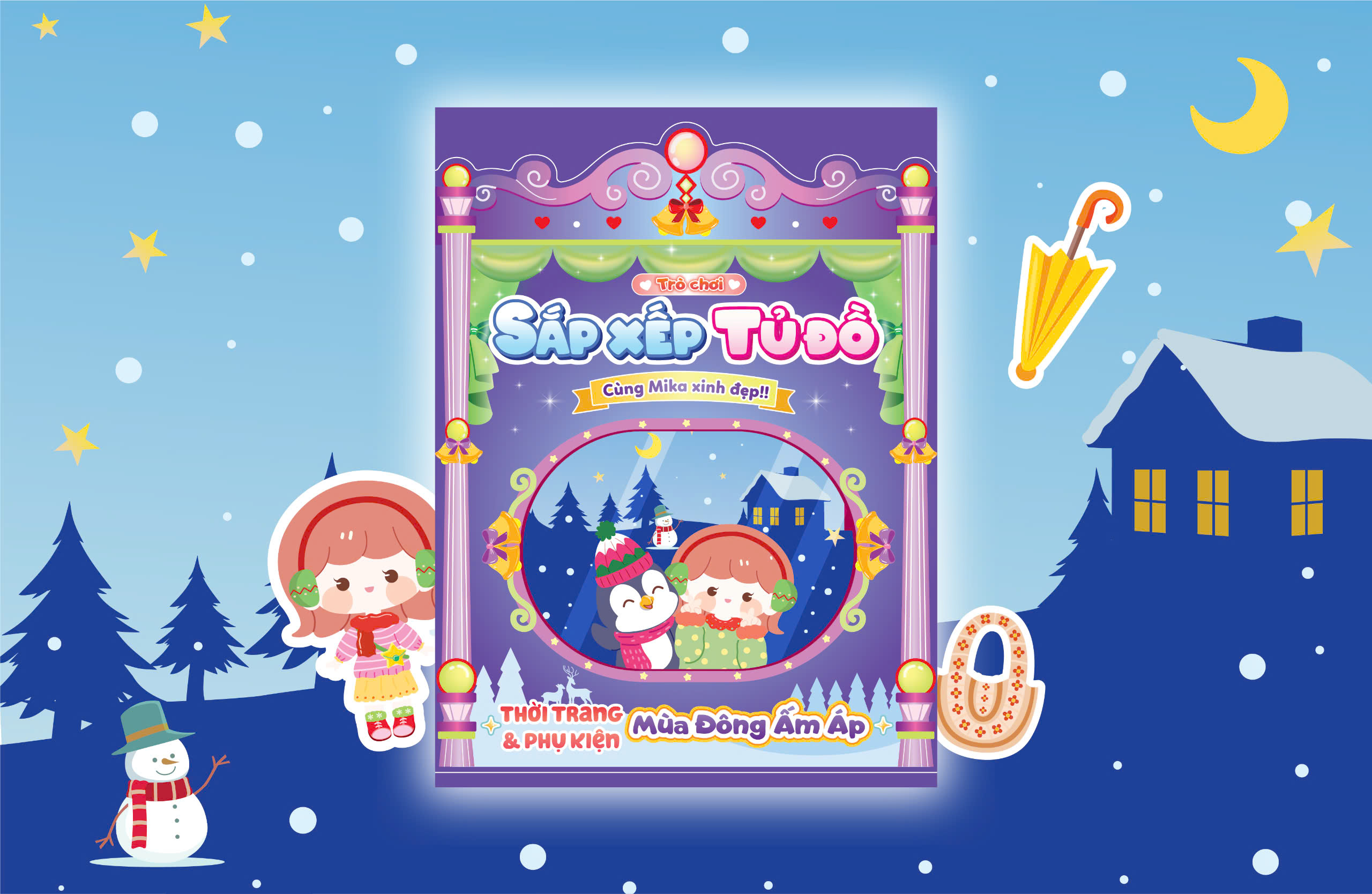 trò chơi sắp xếp tủ đồ cùng mika xinh đẹp - thời trang và phụ kiện mùa đông ấm áp - Ảnh 3
