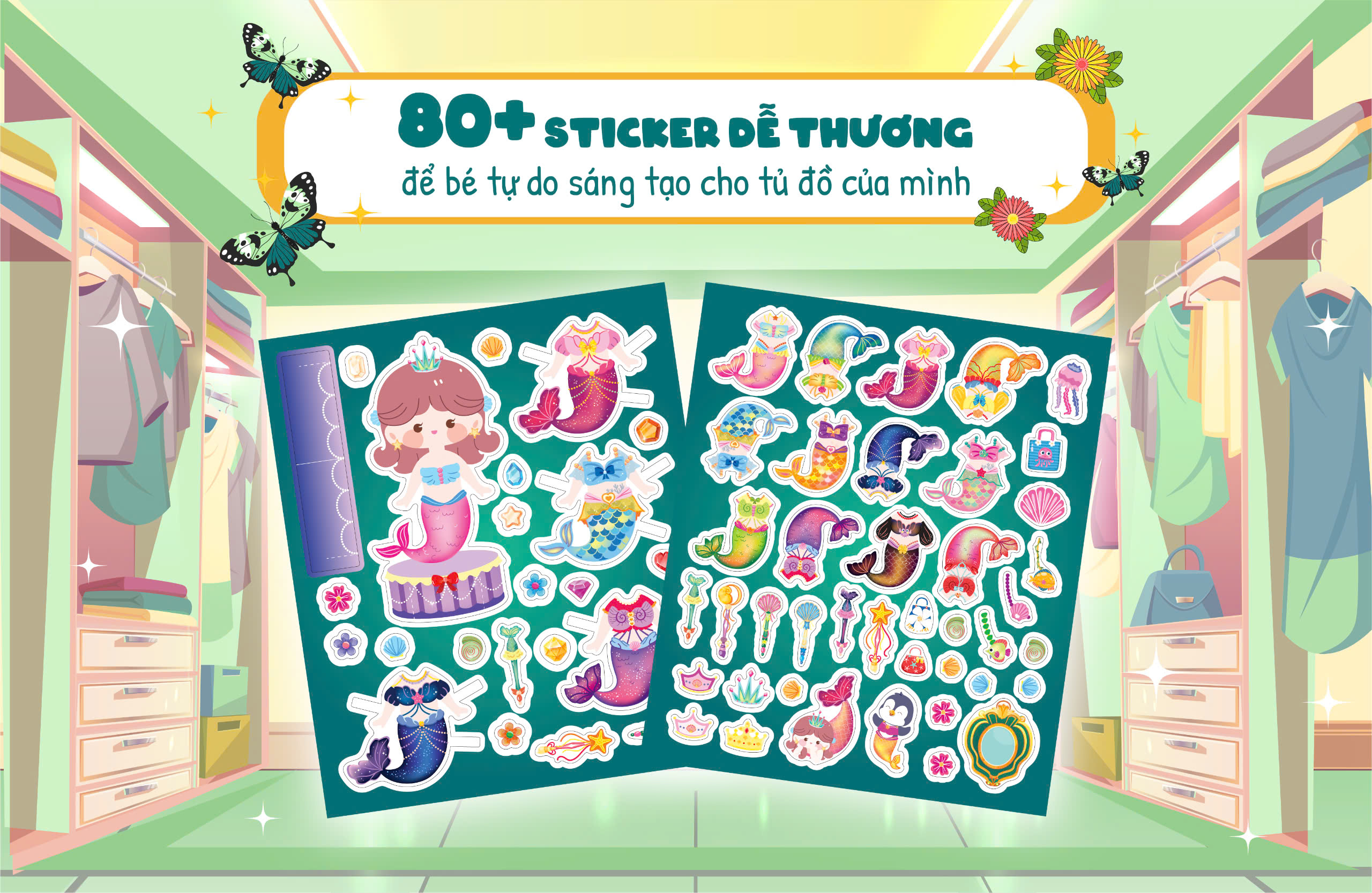 trò chơi sắp xếp tủ đồ cùng mika xinh đẹp - thời trang và phụ kiện nàng tiên cá - Ảnh 5