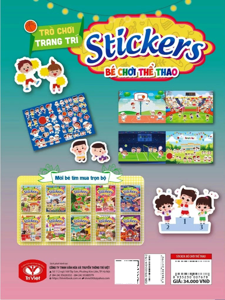 Trò Chơi Trang Trí Stickers - Bé Chơi Thể Thao - Ảnh 4