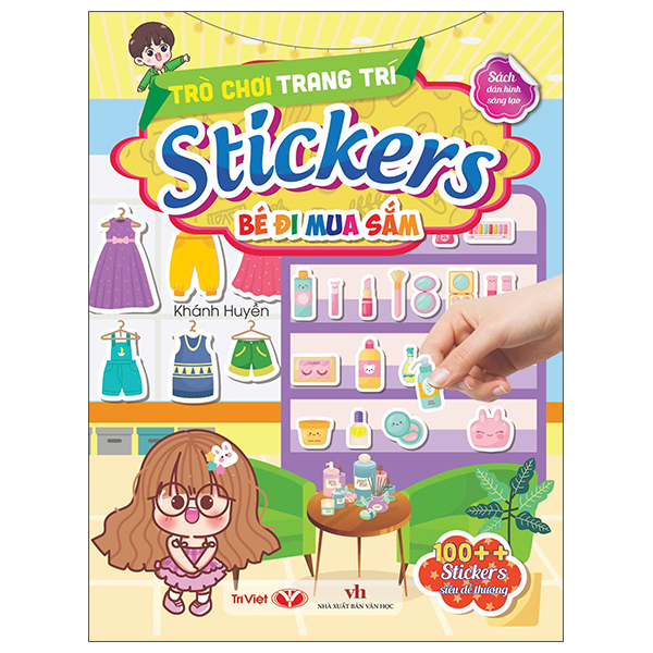 Trò Chơi Trang Trí Stickers - Bé Đi Mua Sắm