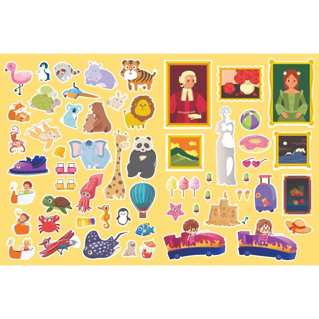 Tro Choi Trang Tri Stickers - Be Di Tham Quan - Ảnh 3