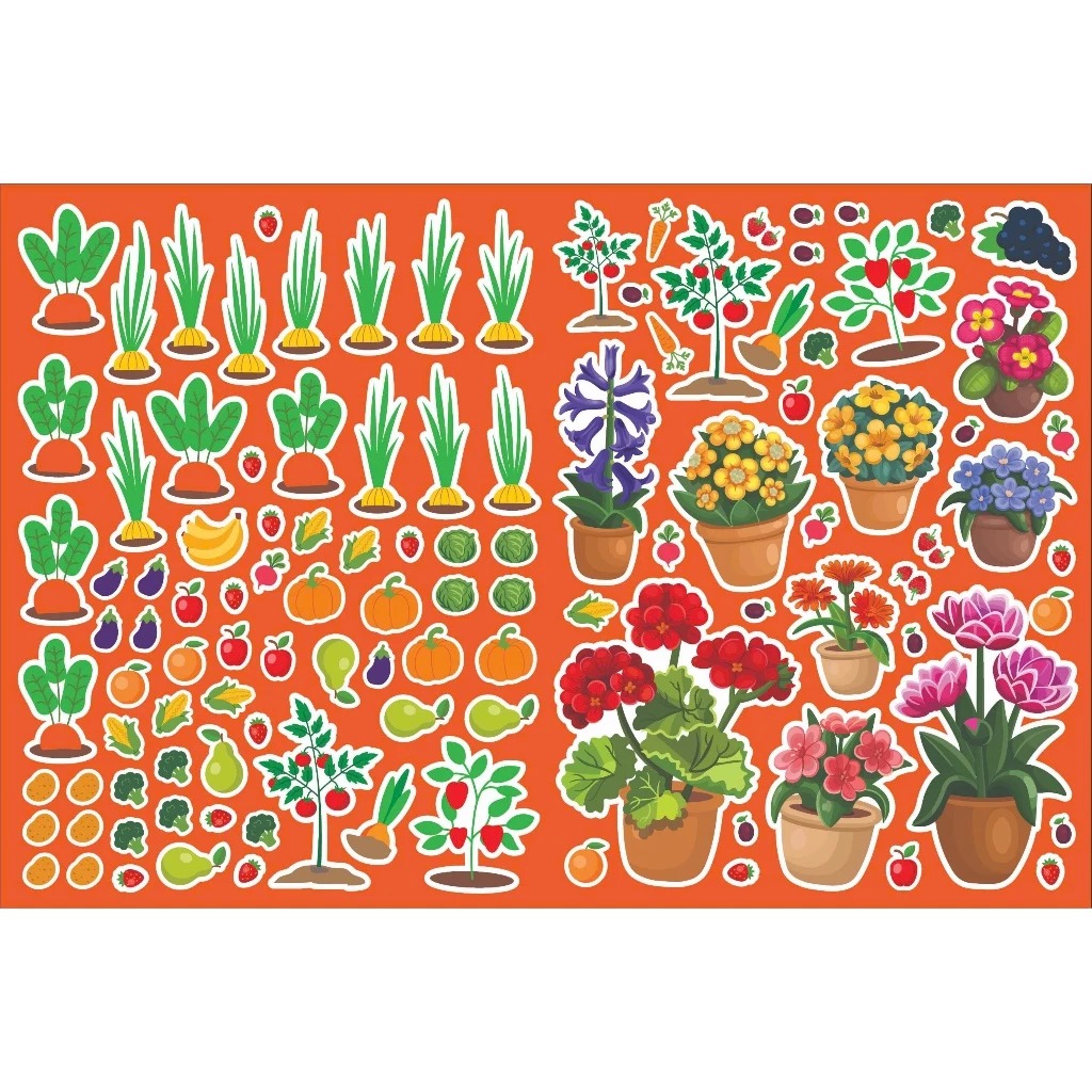 Trò Chơi Trang Trí Stickers - Bé Làm Vườn - Ảnh 4