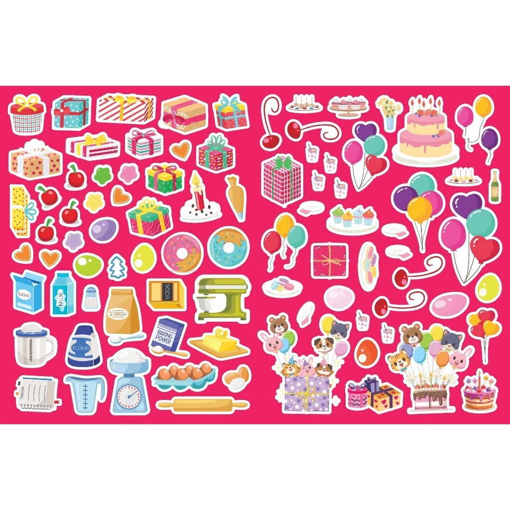 Tro Choi Trang Tri Stickers - Be Tham Gia Bua Tiec - Ảnh 4