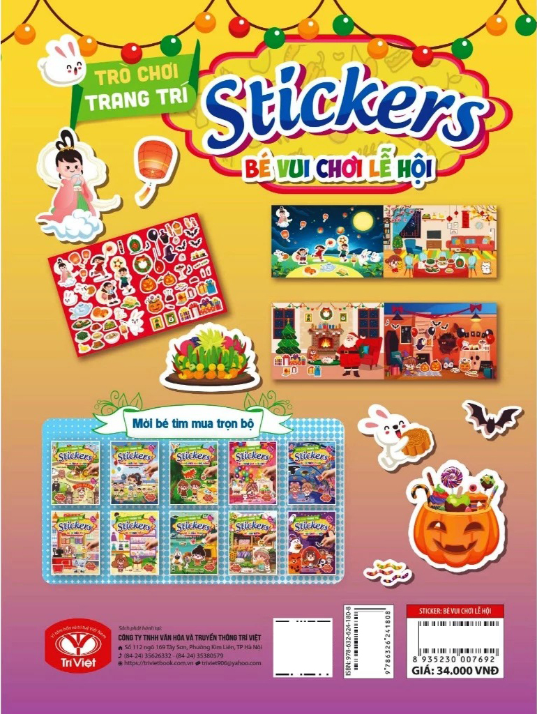 Trò Chơi Trang Trí Stickers - Bé Vui Chơi Lễ Hội - Ảnh 4