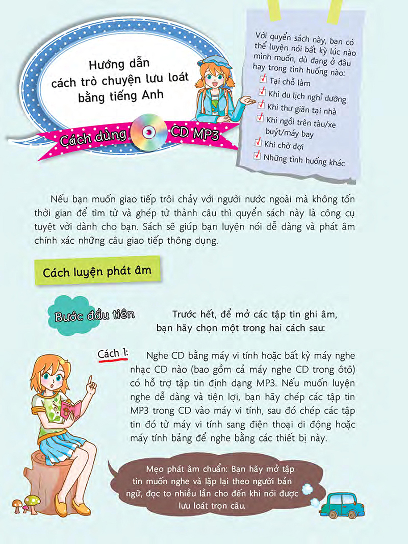 trò chuyện tiếng anh lưu loát và chuẩn giọng (kèm 1 đĩa mp3) - Ảnh 4