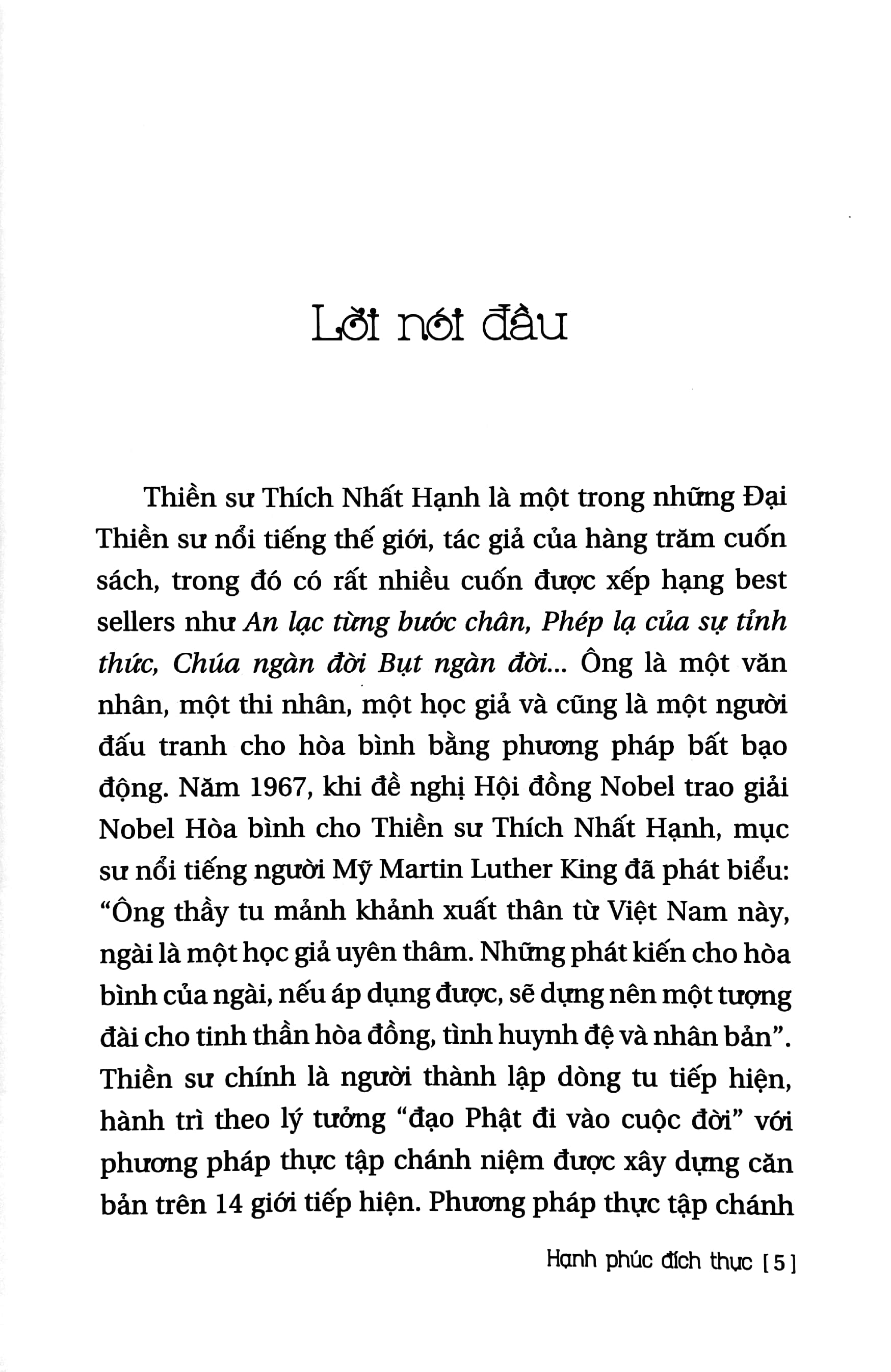trò chuyện với thiền sư thích nhất hạnh - hạnh phúc đích thực (tái bản) - Ảnh 4