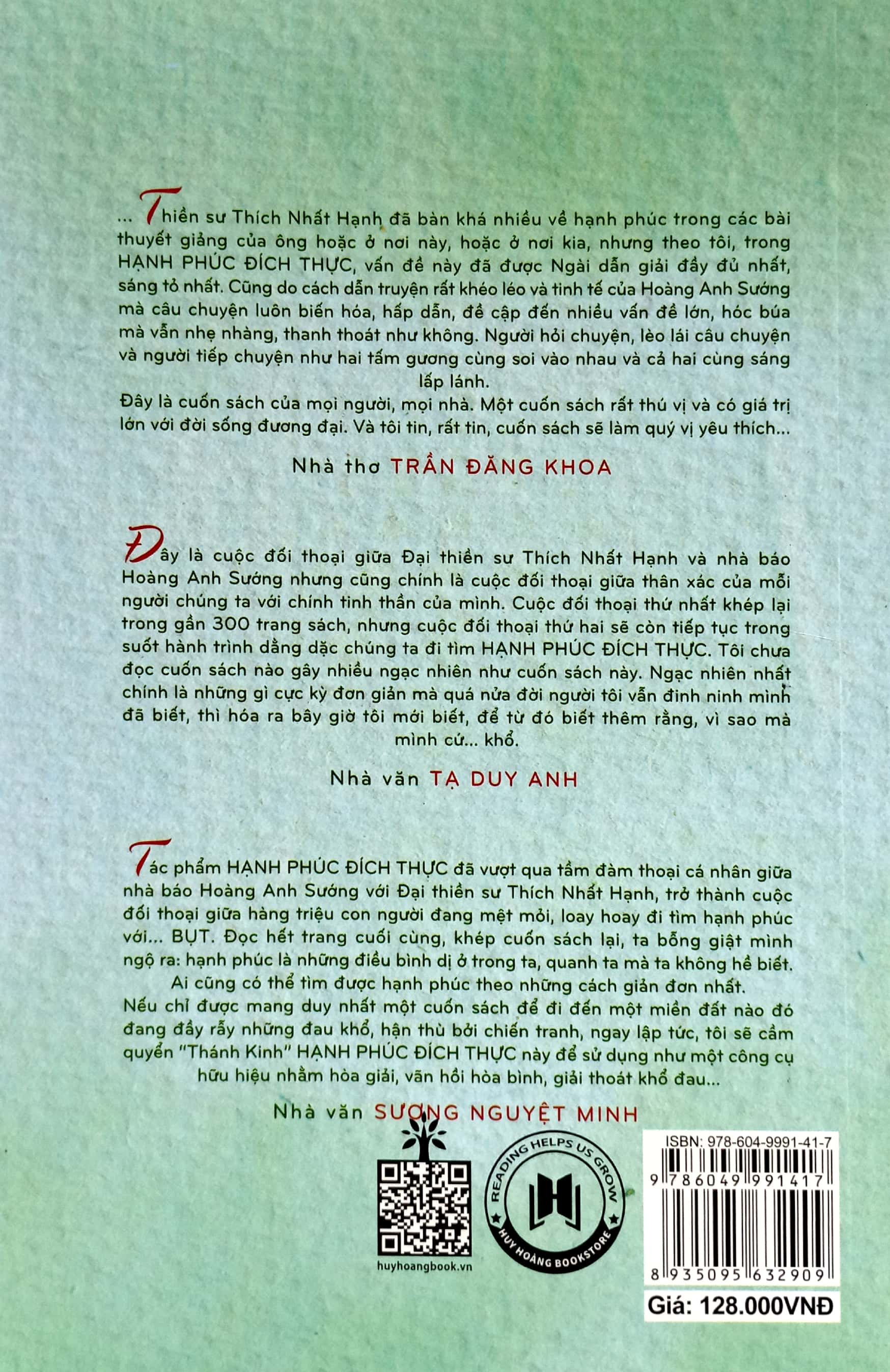 trò chuyện với thiền sư thích nhất hạnh - hạnh phúc đích thực (tái bản) - Ảnh 6
