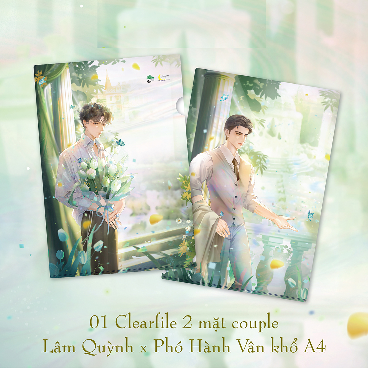 trở thành chàng vợ làm nền của nhân vật phản diện - tập 2 - bản đặc biệt - tặng kèm bookmark + postcard + clearfile + móc khóa hai mảnh - Ảnh 6