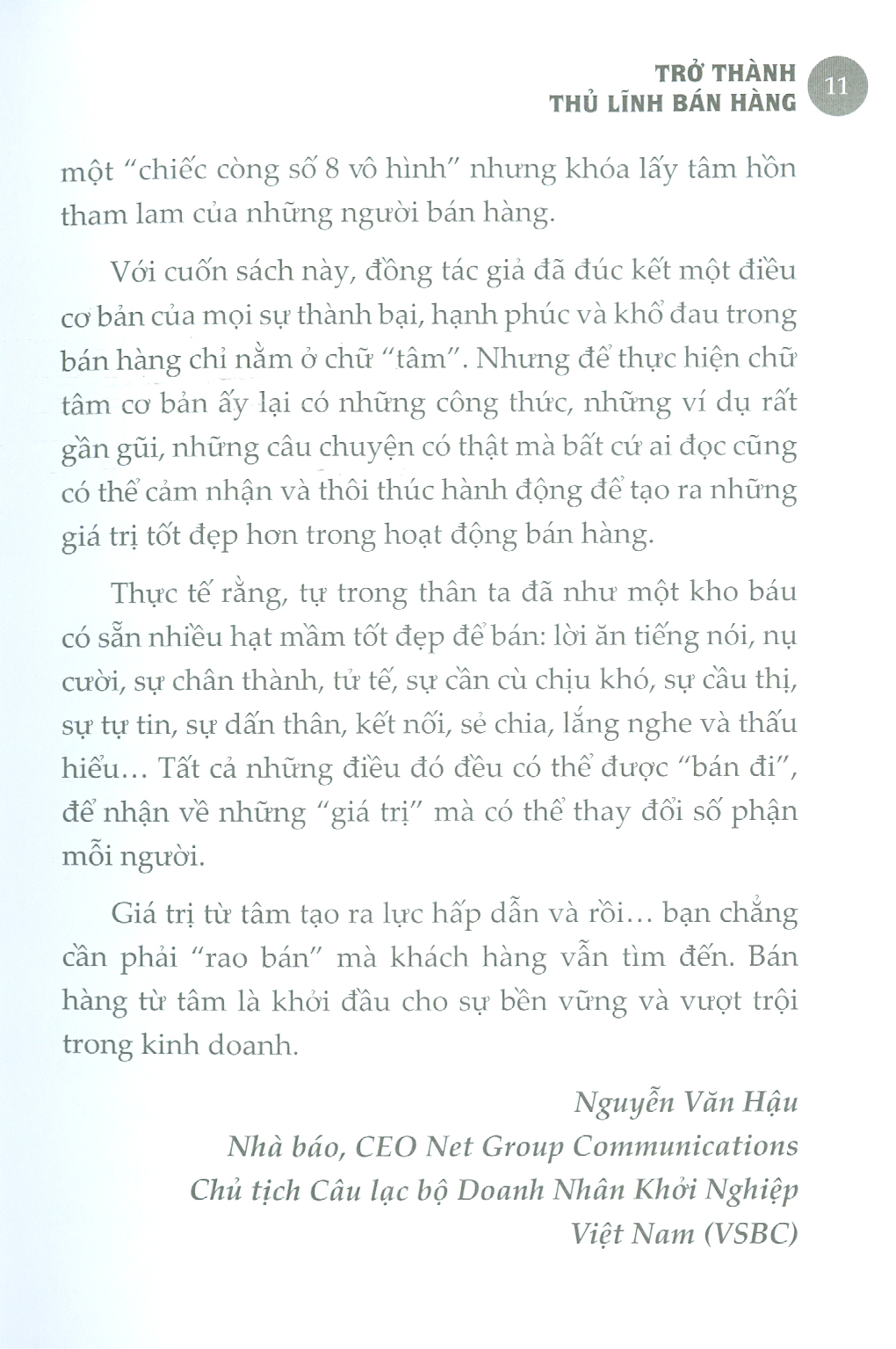 trở thành thủ lĩnh bán hàng - bán hàng từ tâm nâng tầm thương hiệu - Ảnh 8