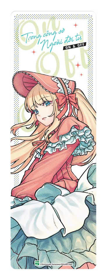 trong công sở, ngoài đời tư - on & off - tập 1 - bản sưu tầm - tặng kèm bookmark nhựa trong + huy hiệu kim loại + lenticular card + set keychain switch + thẻ staff - Ảnh 3