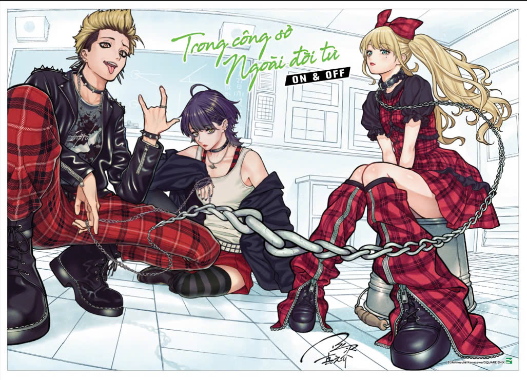 trong công sở, ngoài đời tư - on & off - tập 2 - bản sưu tầm - tặng kèm bookmark + huy hiệu + lenti card + plastic card + thẻ nhân viên + poster - Ảnh 8