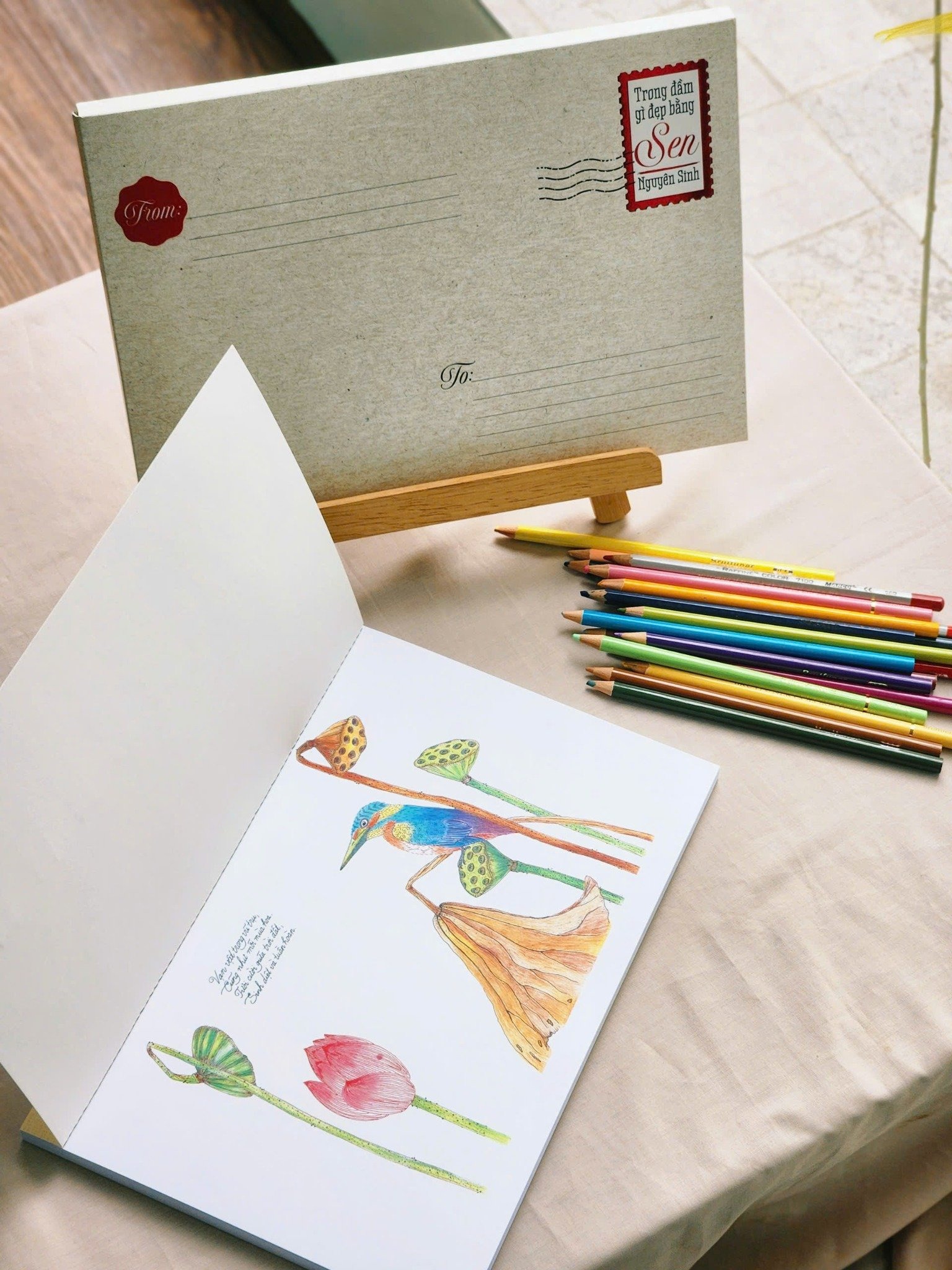 trong đầm gì đẹp bằng sen - sách tô màu - Ảnh 3