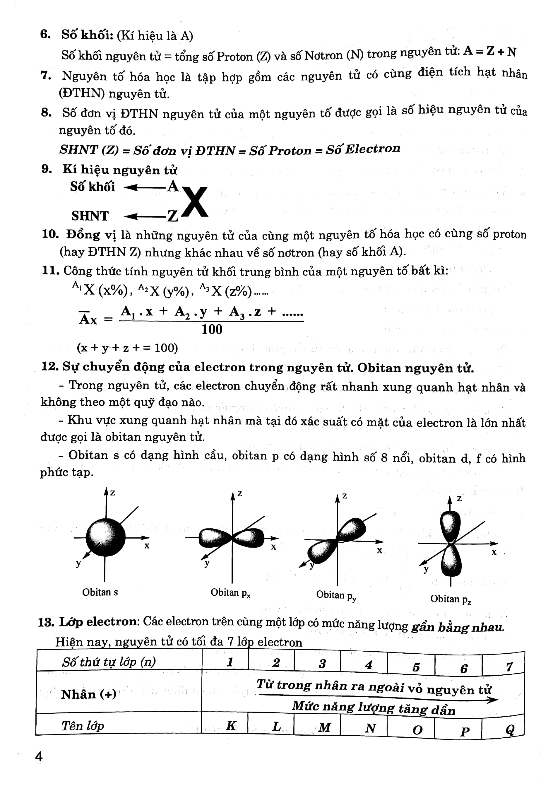 trọng tâm kiến thức hóa học 10 (biên soạn theo chương trình gdpt mới) - Ảnh 5