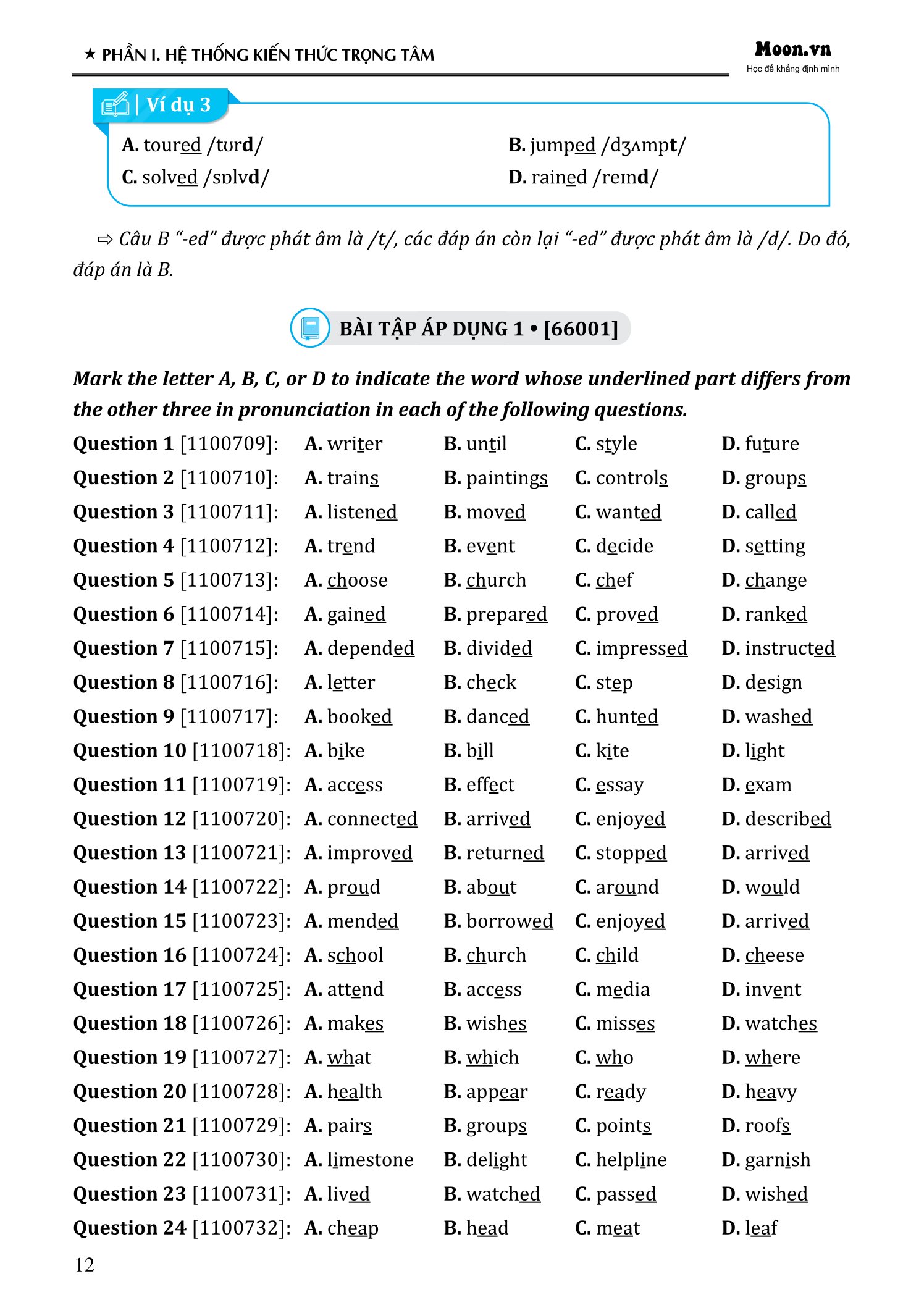 Trọng Tâm Kiến Thức Ôn Thi Vào 10 - Môn Tiếng Anh - Ảnh 17