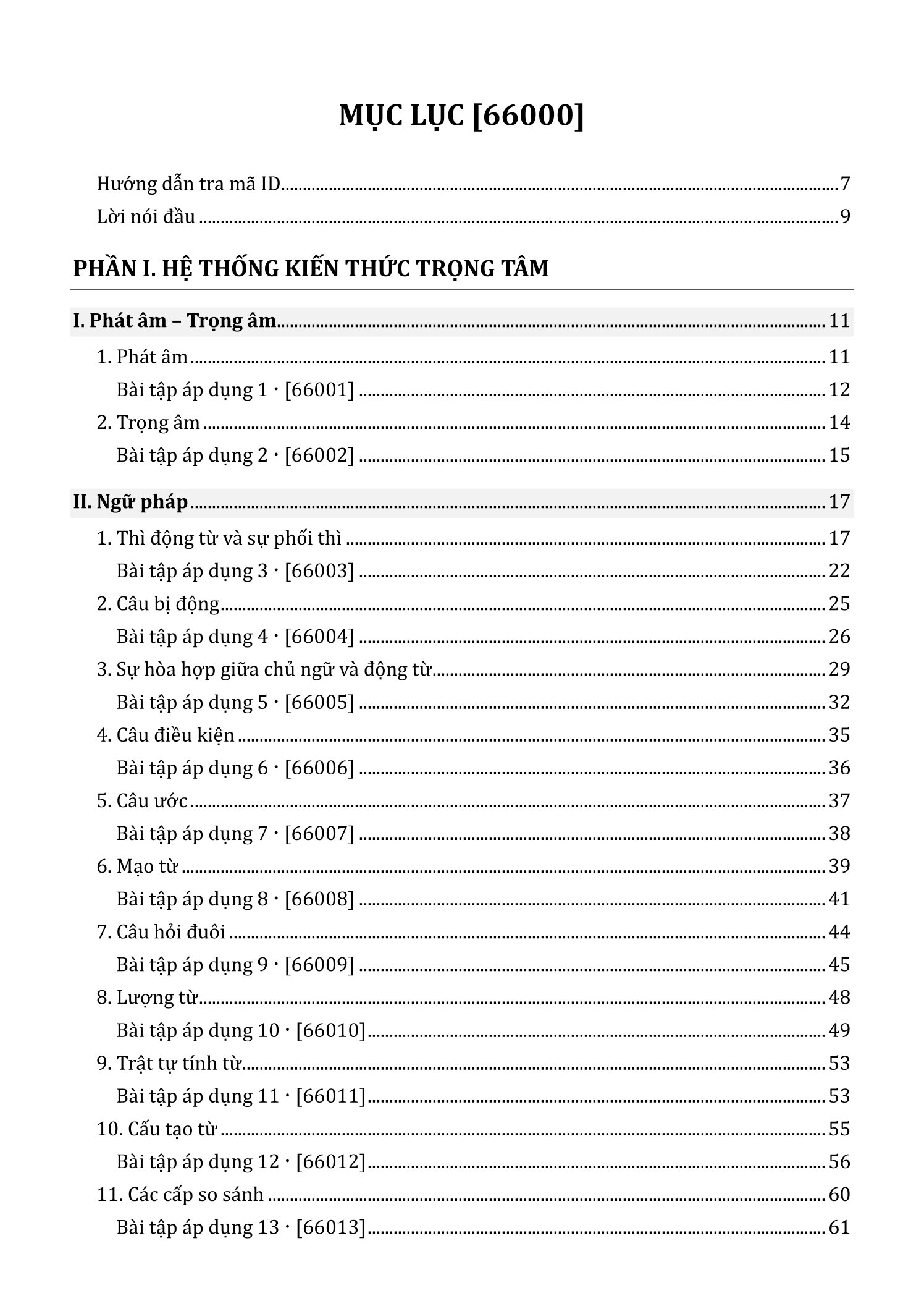 Trọng Tâm Kiến Thức Ôn Thi Vào 10 - Môn Tiếng Anh - Ảnh 6