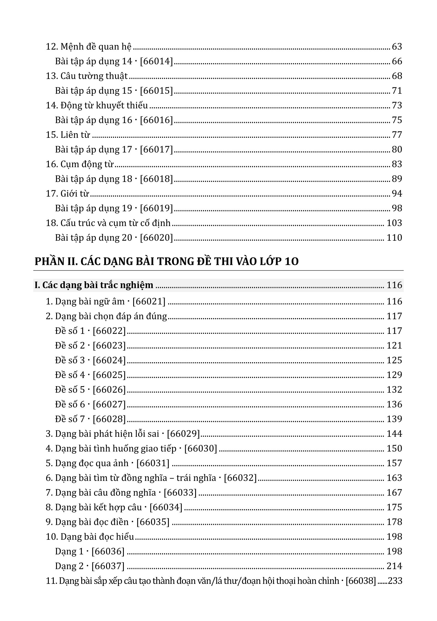 Trọng Tâm Kiến Thức Ôn Thi Vào 10 - Môn Tiếng Anh - Ảnh 8
