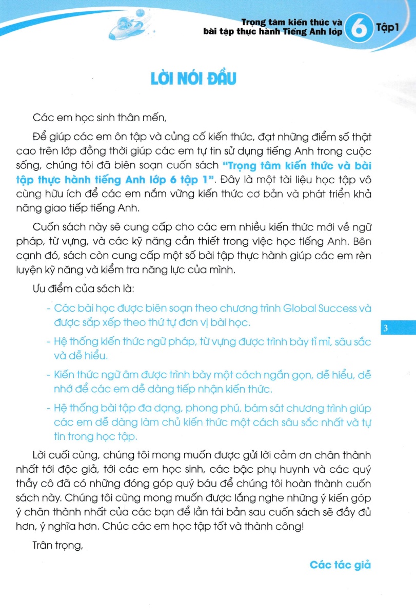trọng tâm kiến thức và bài tập thực hành tiếng anh 6 - global success - Ảnh 3