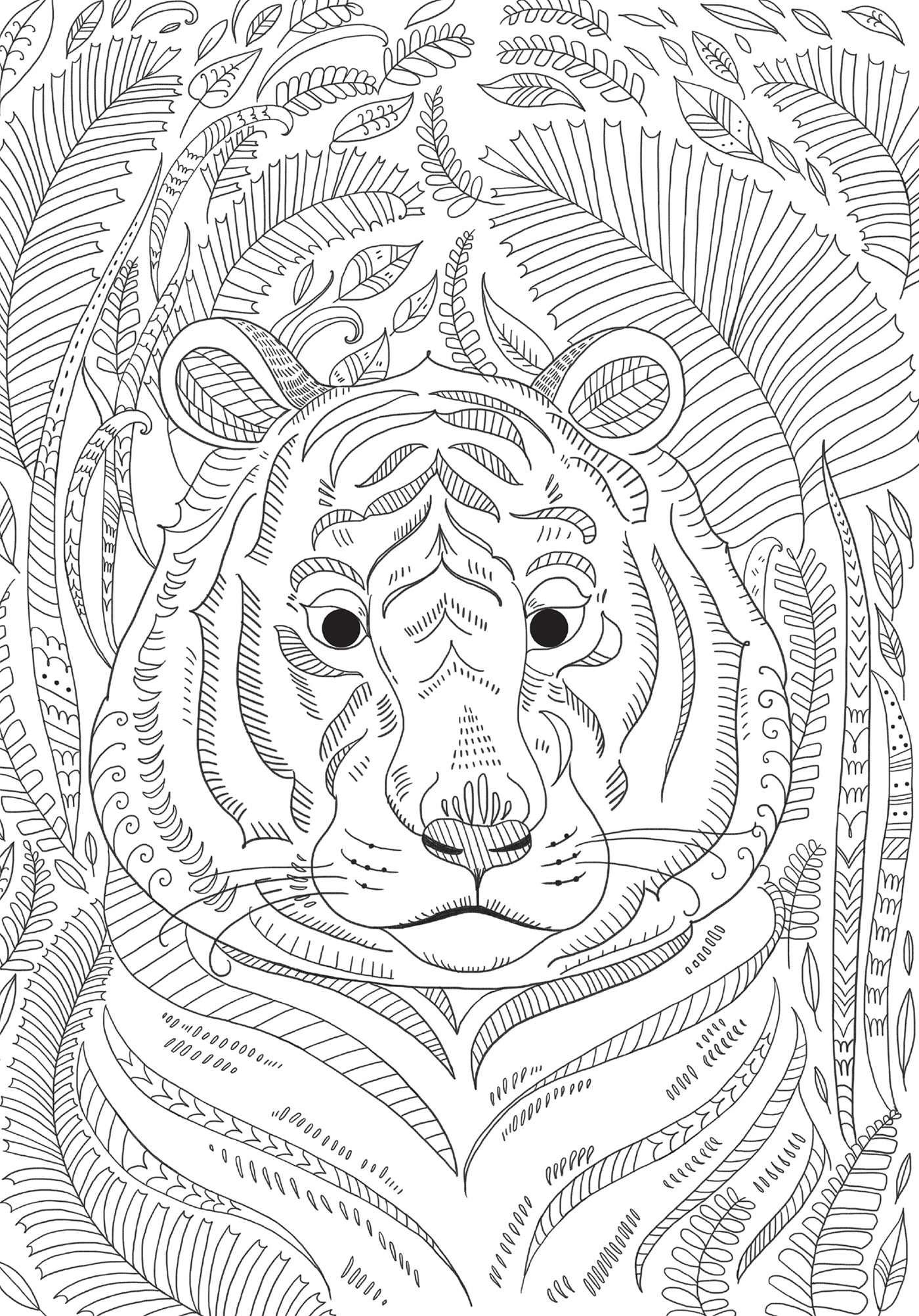 tropical coloring book & word search - Ảnh 4