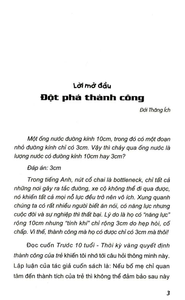 trước 10 tuổi - thời kỳ vàng quyết định thành công của trẻ (tái bản 2018) - Ảnh 2
