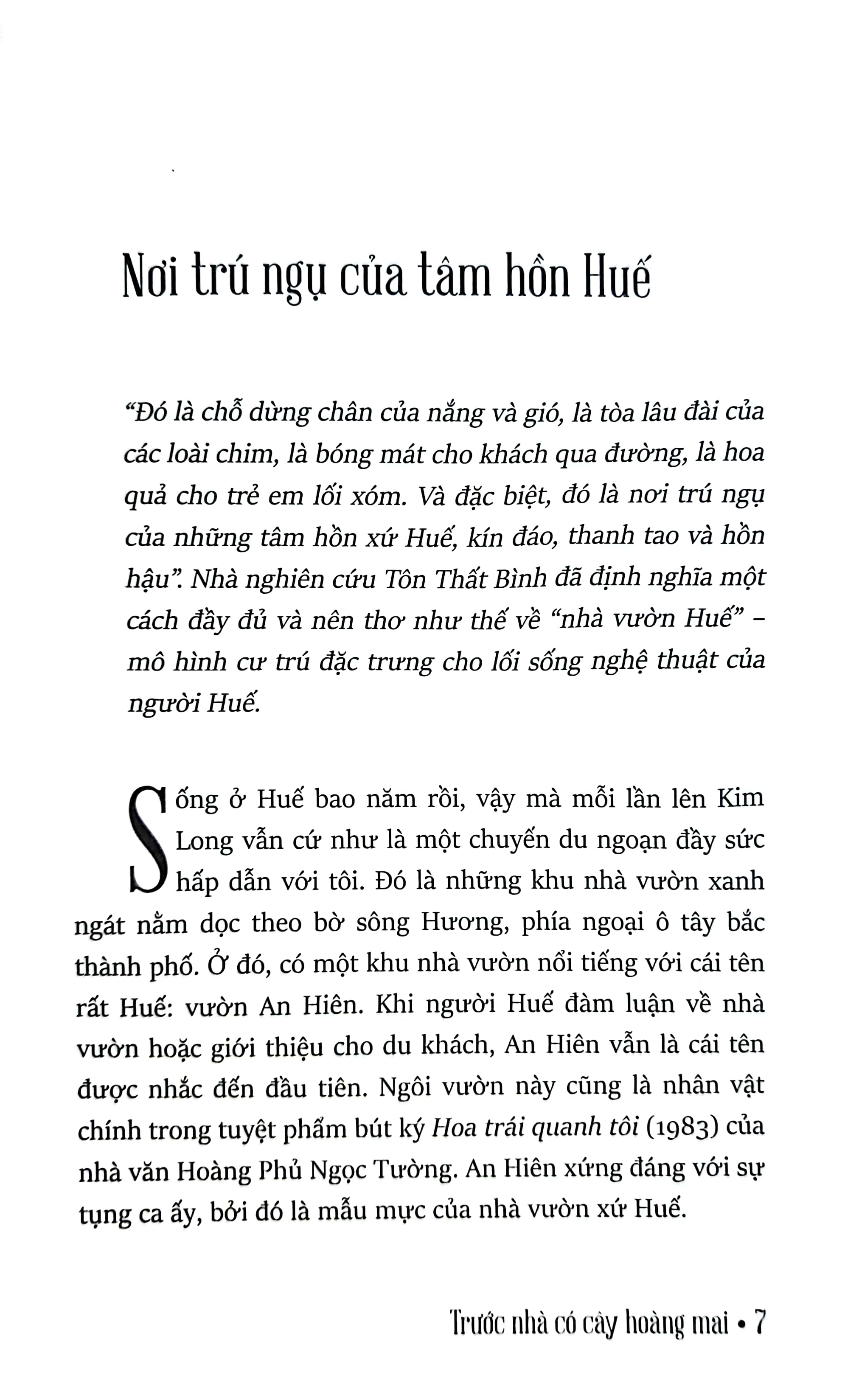 trước nhà có cây hoàng mai - những ghi chép về huế - xứ sở phong rêu kiêu sa (tái bản 2024) - Ảnh 3