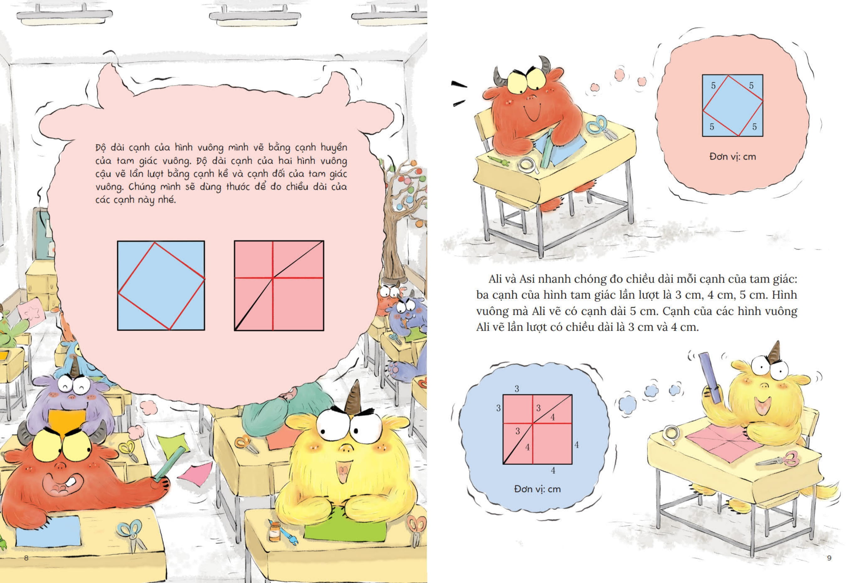 trường học biết tuốt - tập 14 - món quà ngày của mẹ - định lí pythagore - Ảnh 5