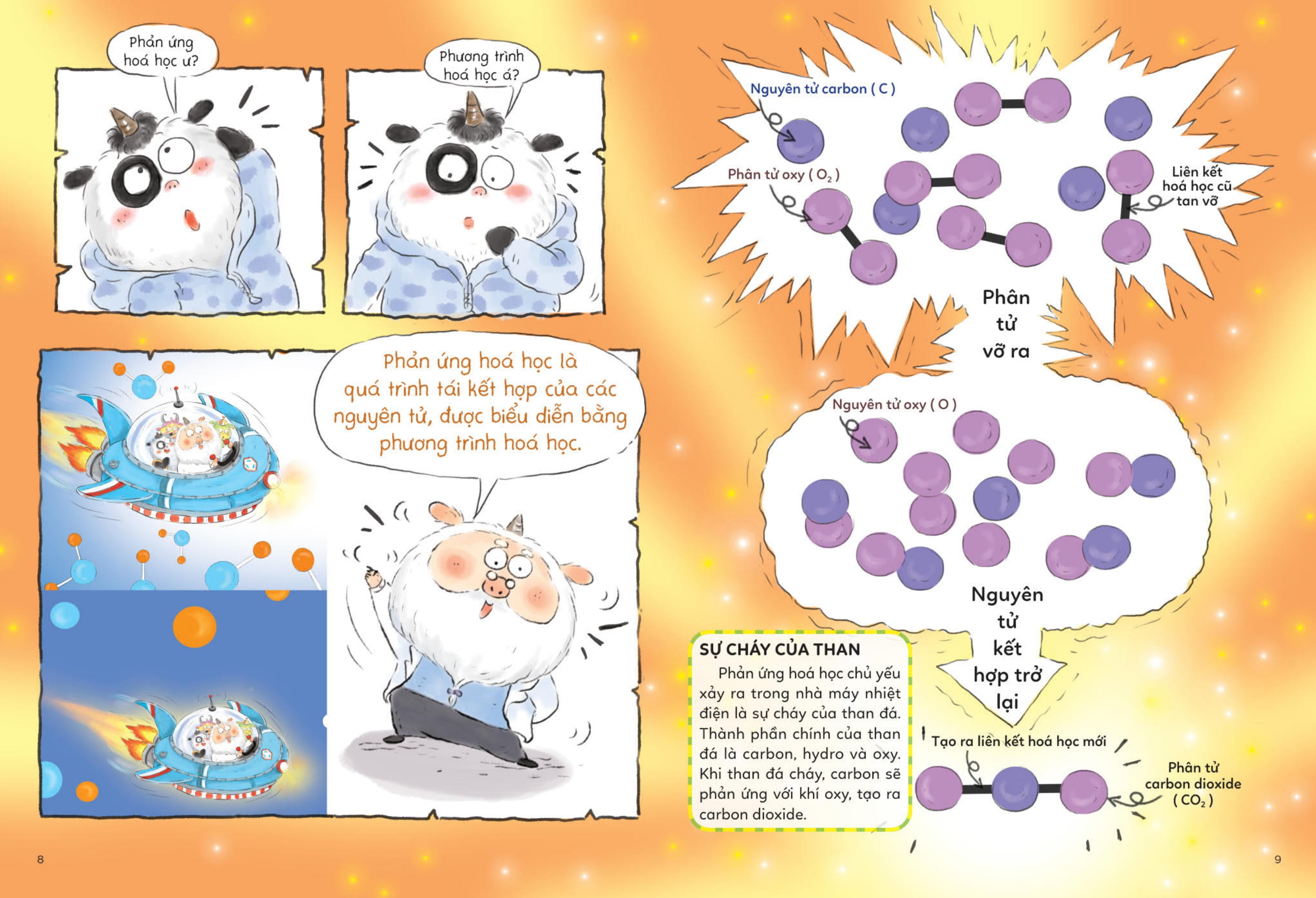 trường học biết tuốt - tập 2 - nhà máy bận rộn - phản ứng hoá học - Ảnh 5