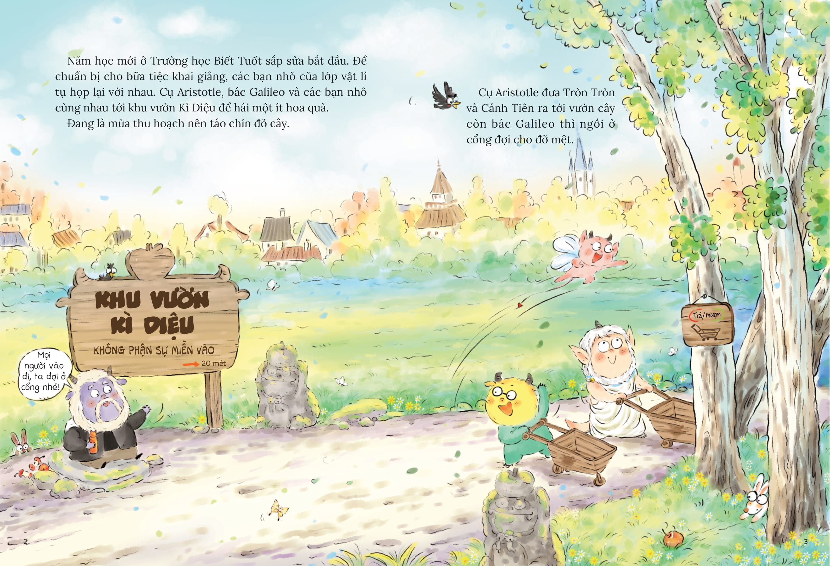 trường học biết tuốt - tập 7 - vườn táo kì diệu - chuyển động - Ảnh 2