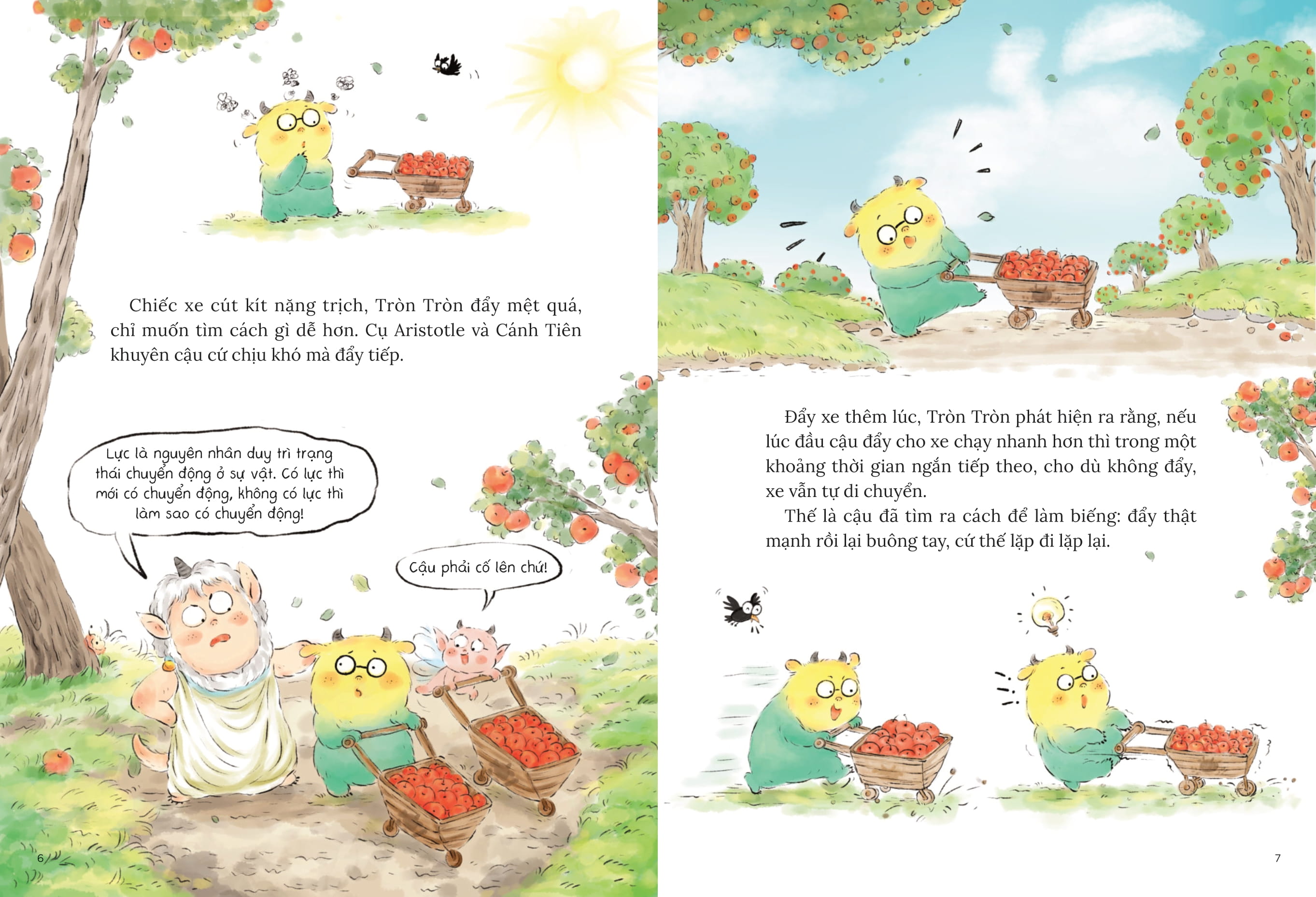 trường học biết tuốt - tập 7 - vườn táo kì diệu - chuyển động - Ảnh 4