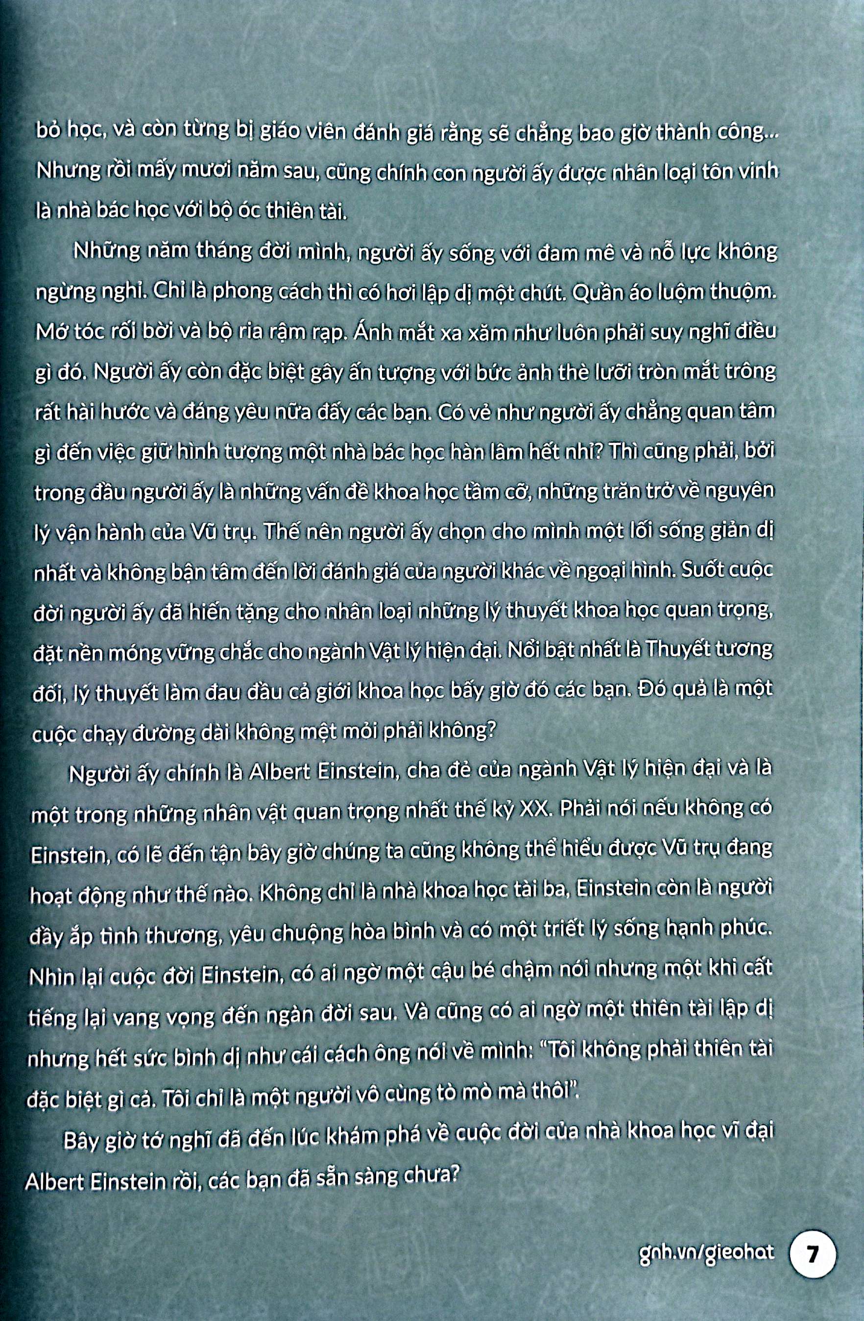 trưởng thành cùng vĩ nhân 3 - nhà khoa học và danh y - albert einstein - Ảnh 7