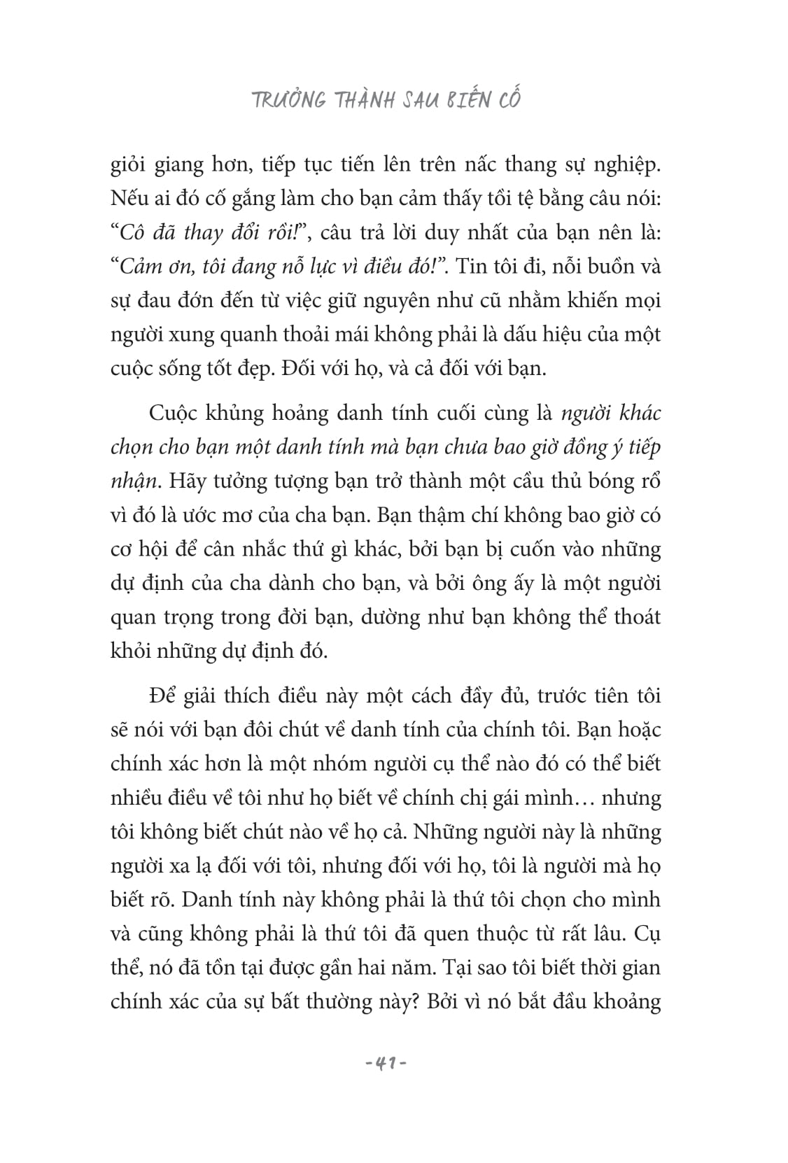 trưởng thành sau biến cố - didn't see that coming - Ảnh 11