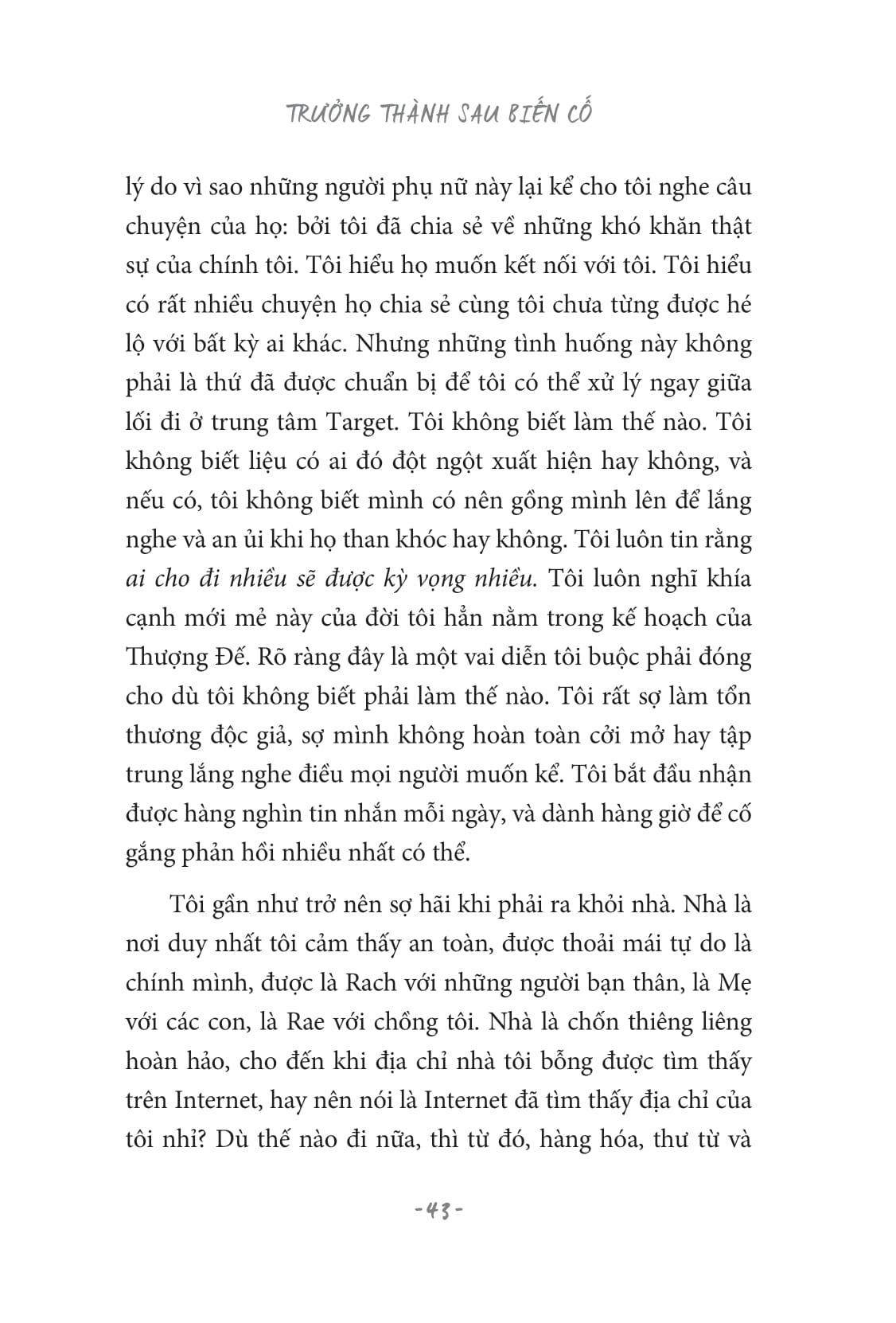 trưởng thành sau biến cố - didn't see that coming - Ảnh 13