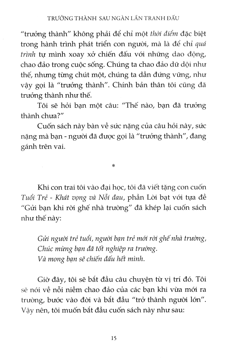 trưởng thành sau ngàn lần tranh đấu (tái bản 2018) - Ảnh 12