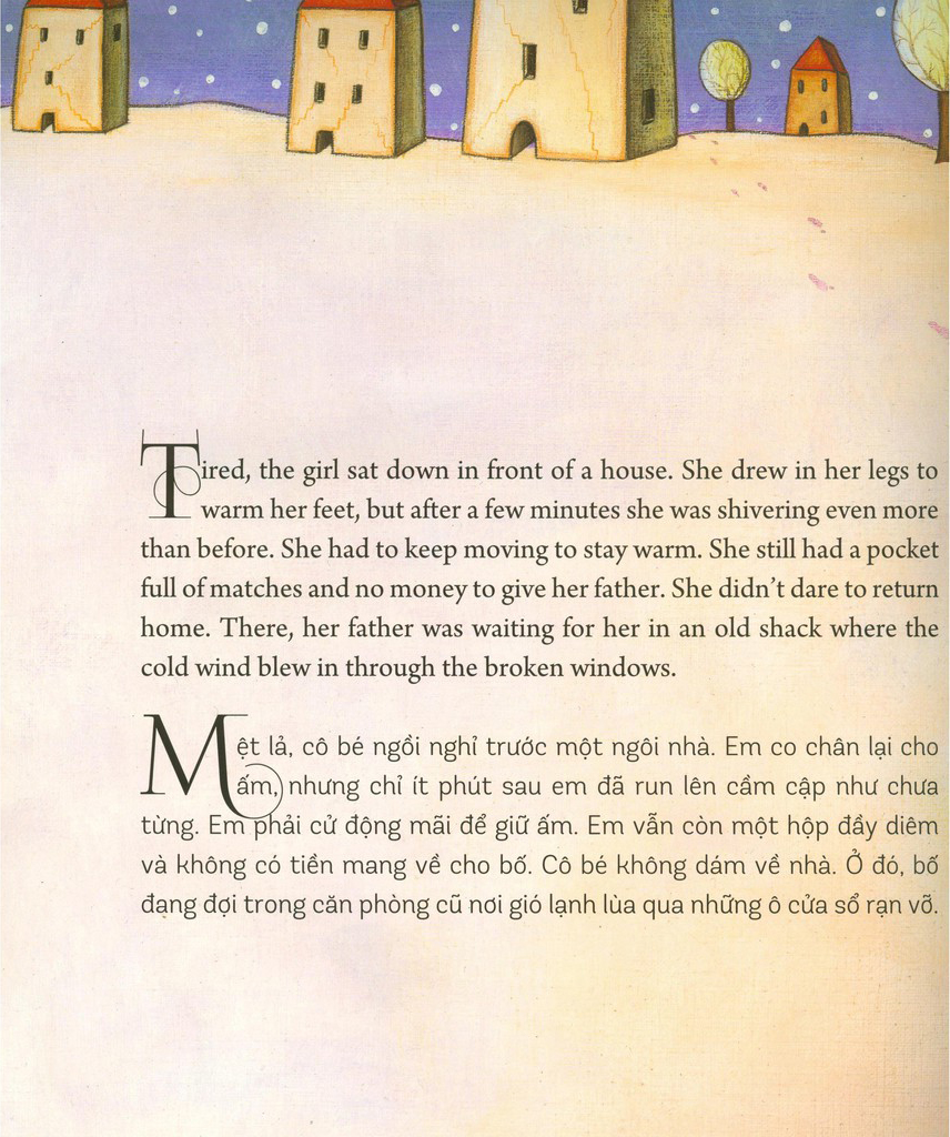 truyện cổ kinh điển thế giới với bản dịch mới - cô bé bán diêm - the little matchstick girl (2022) - Ảnh 7