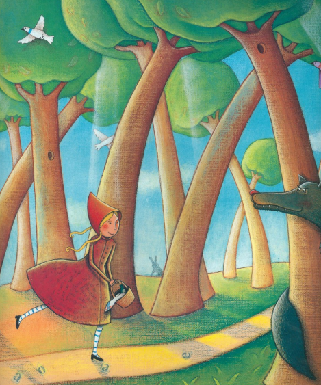 truyện cổ kinh điển thế giới với bản dịch mới - cô bé khăn đỏ - little red riding hood (tái bản 2020) - Ảnh 8