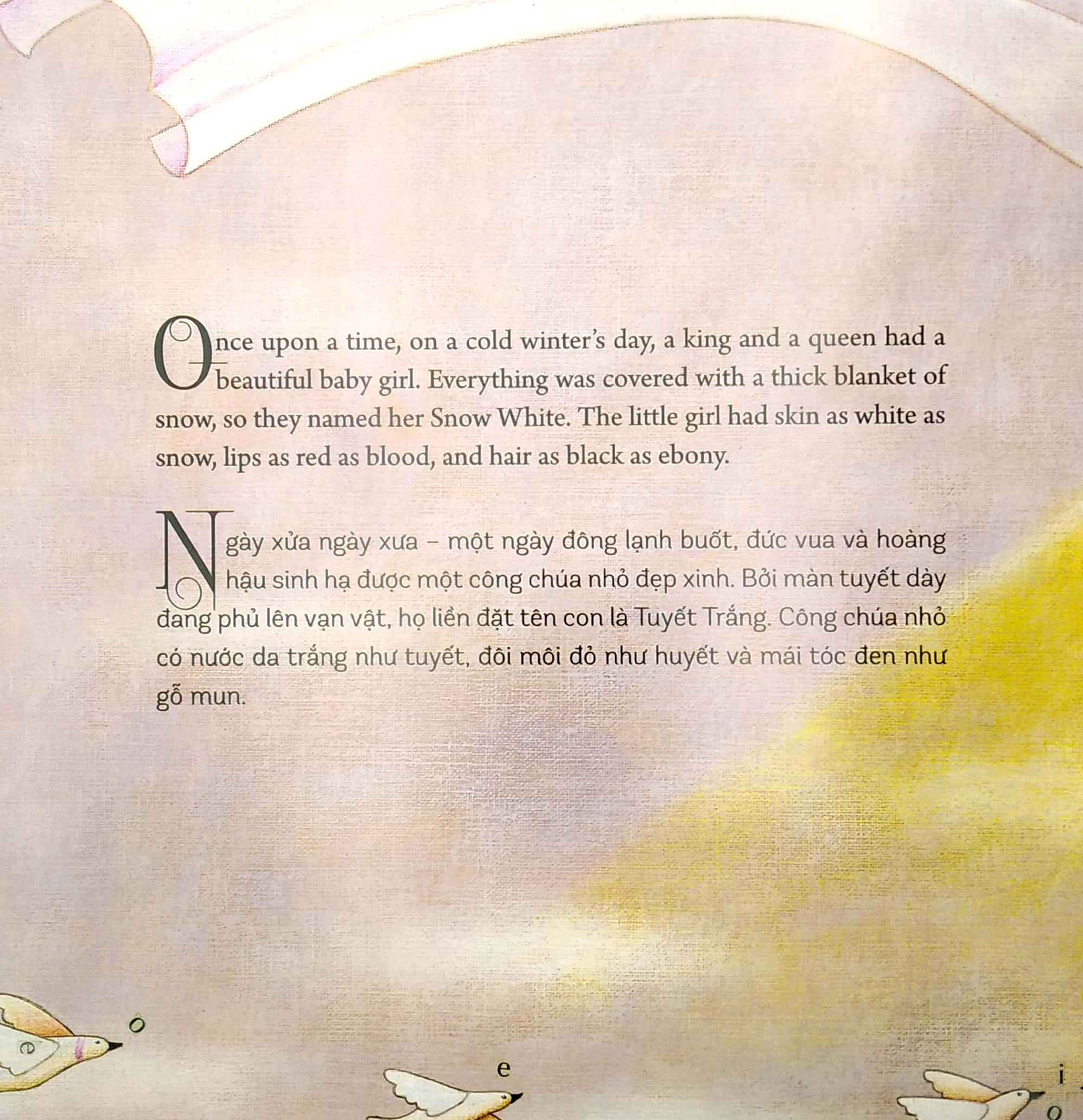 truyện cổ kinh điển thế giới với bản dịch mới - nàng tuyết trắng và bảy chú lùn - snow white and the seven dwarfs - Ảnh 3