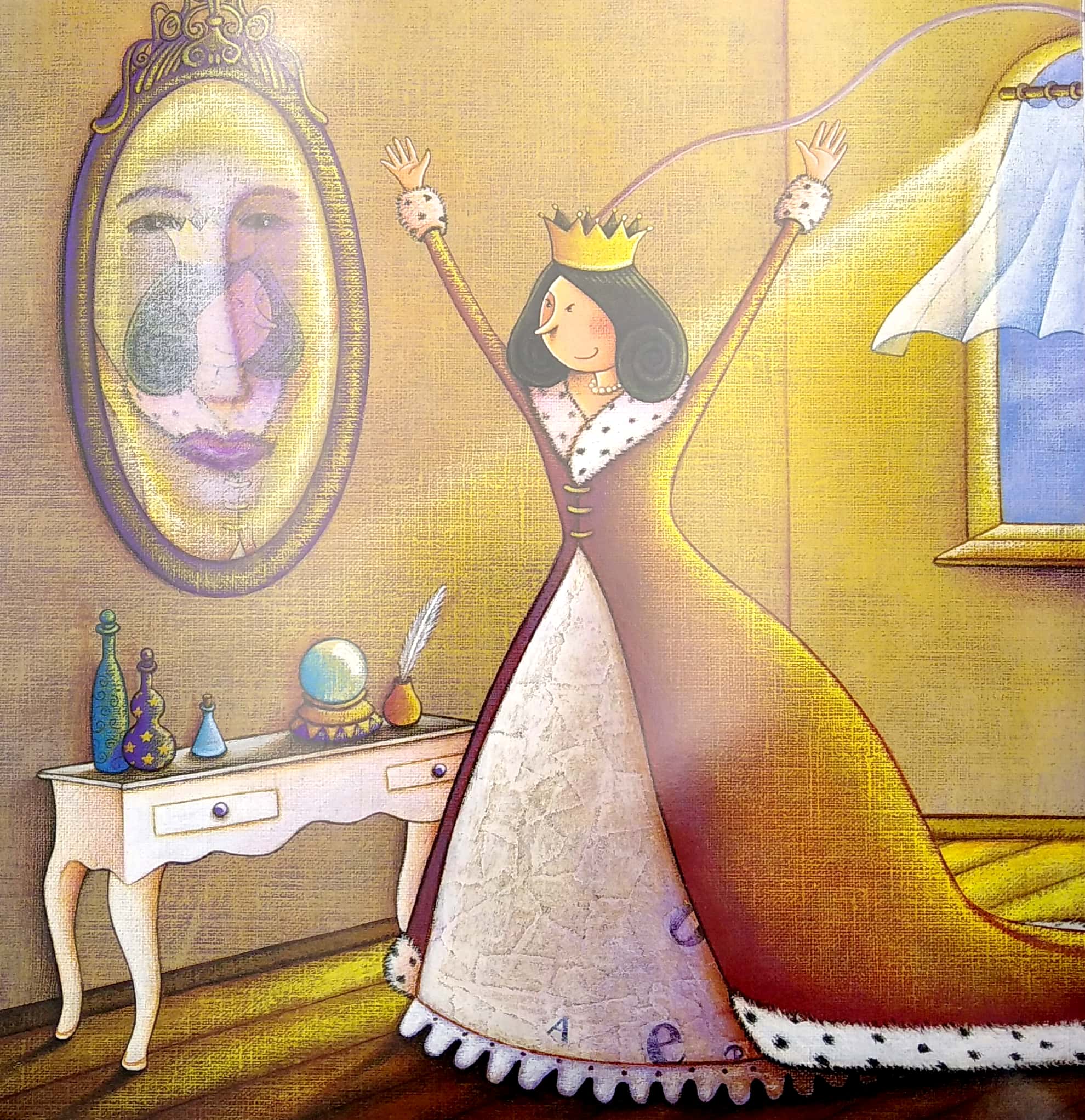 truyện cổ kinh điển thế giới với bản dịch mới - nàng tuyết trắng và bảy chú lùn - snow white and the seven dwarfs - Ảnh 5