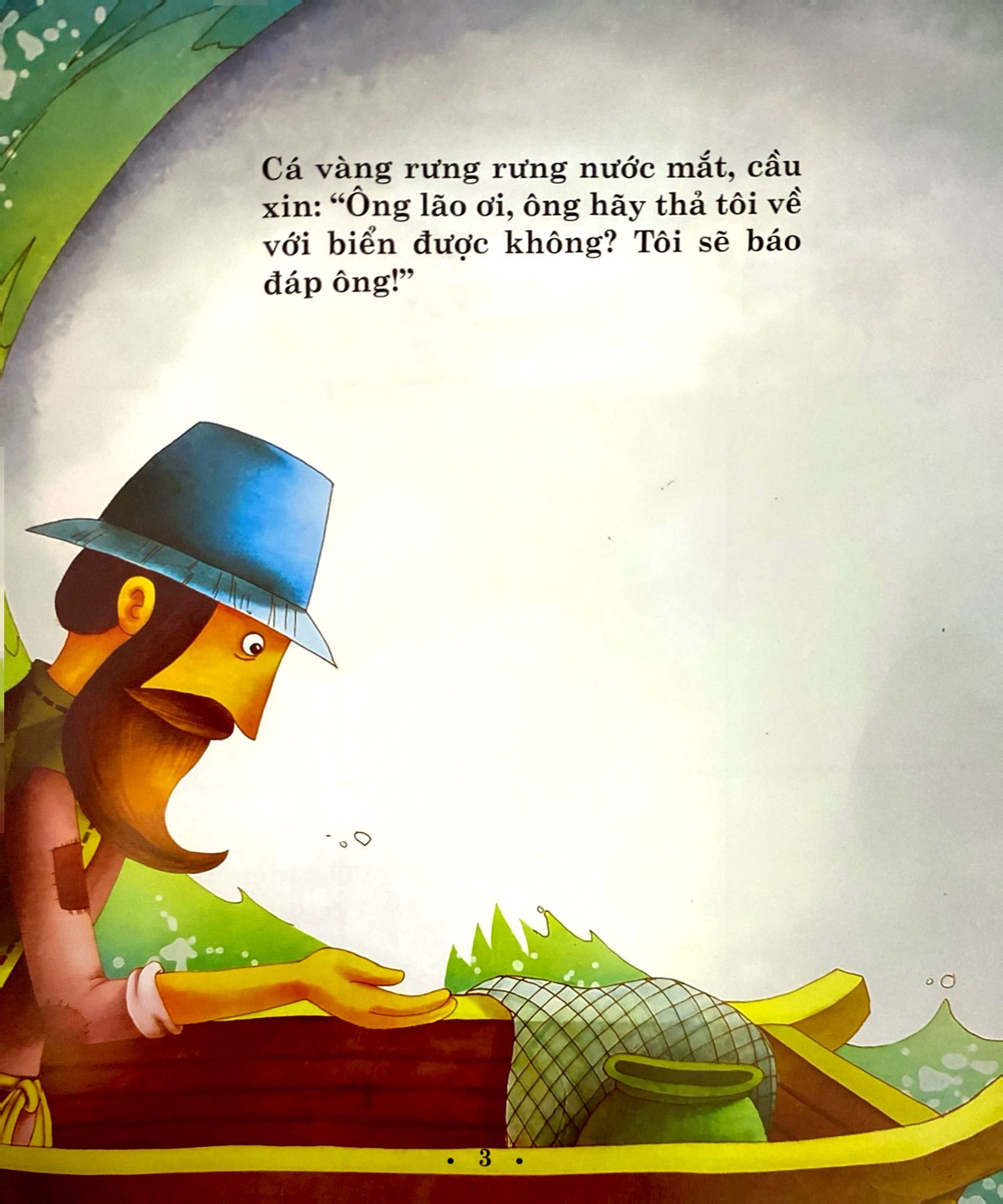 truyện cổ tích hay nhất thế giới - ông lão đánh cá và con cá vàng - Ảnh 5