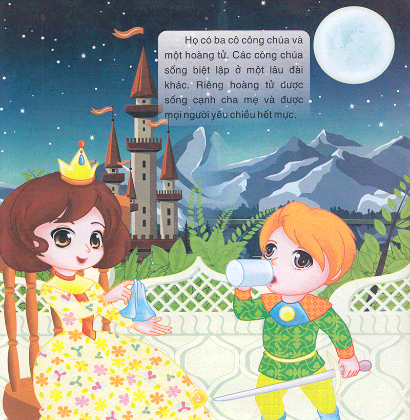 truyện cổ tích hoàng tử và công chúa - hoàng tử và phù thủy bốn mắt - Ảnh 5