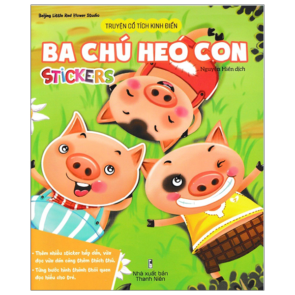 truyện cổ tích kinh điển - ba chú heo con (stickers) - Ảnh 2