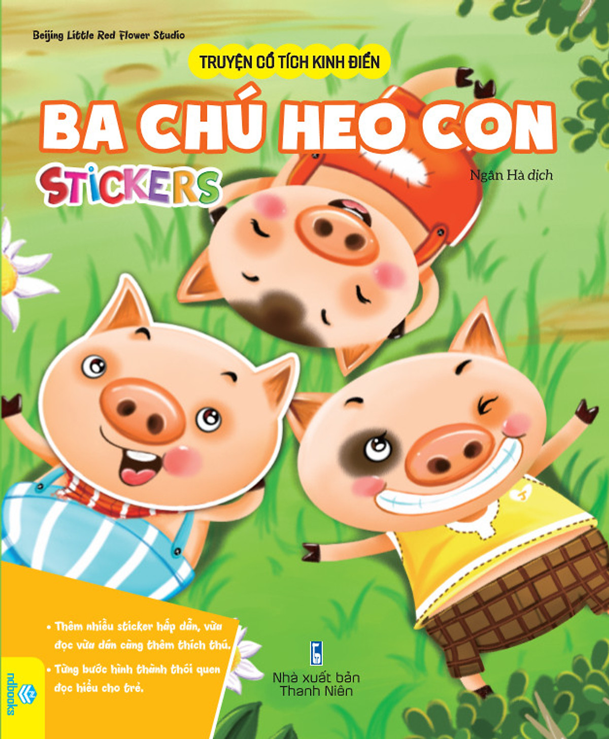 truyện cổ tích kinh điển - ba chú heo con (stickers) - Ảnh 3