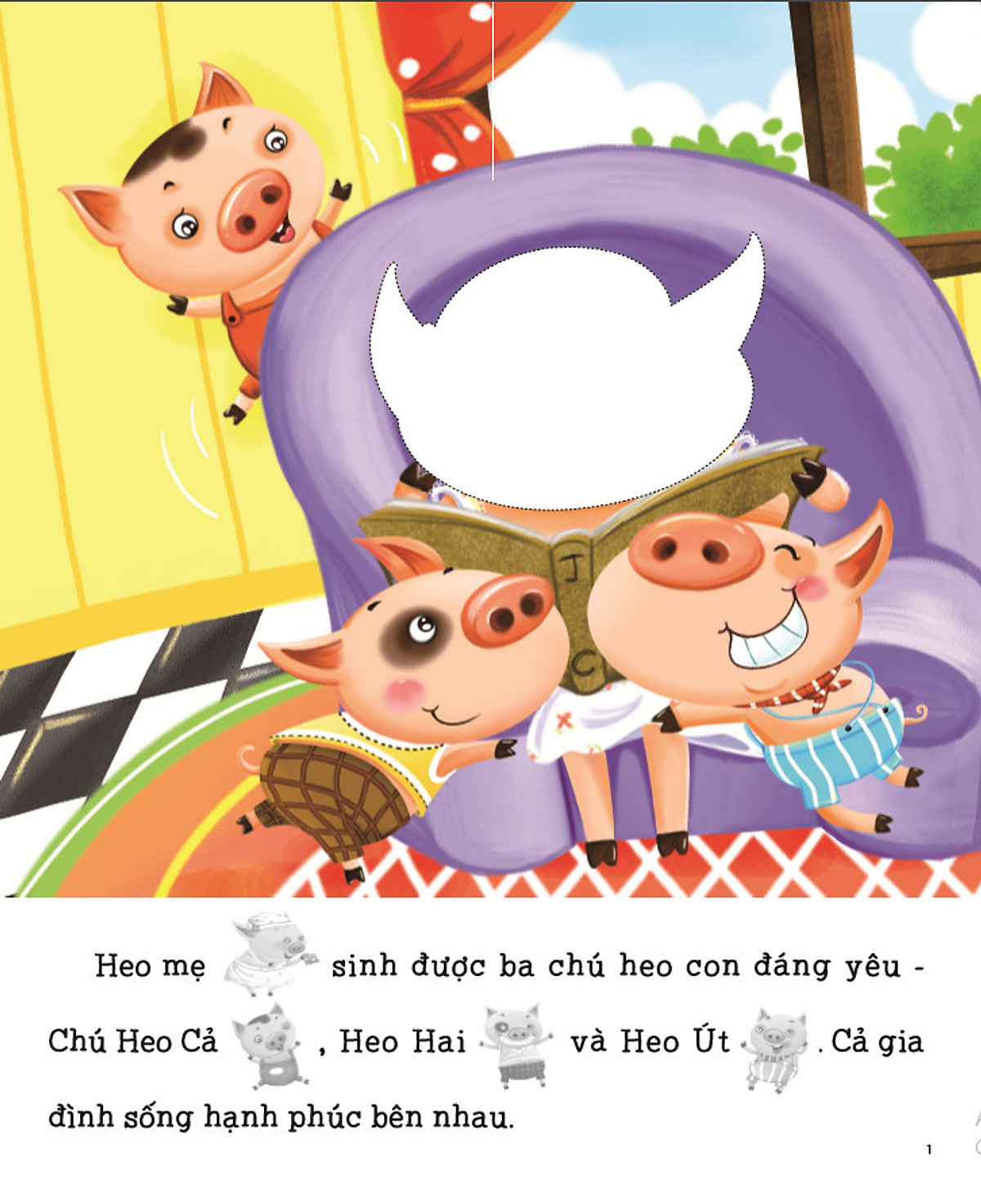 truyện cổ tích kinh điển - ba chú heo con (stickers) - Ảnh 4