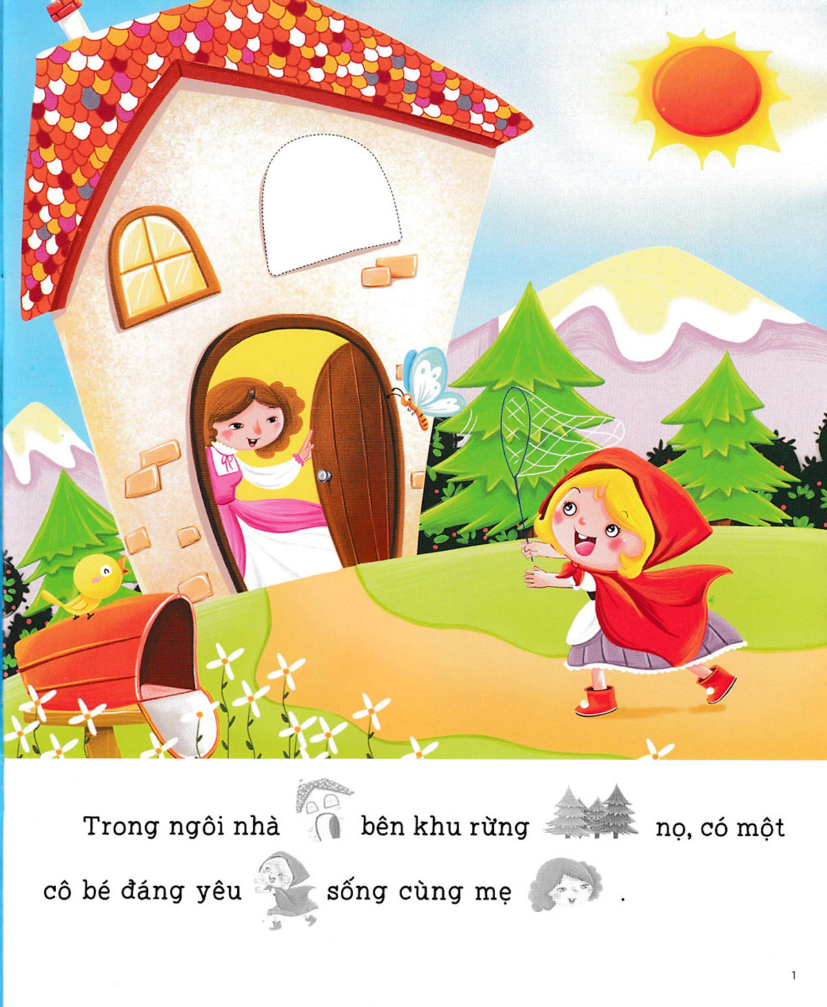 truyện cổ tích kinh điển - cô bé quàng khăn đỏ (stickers) - Ảnh 2