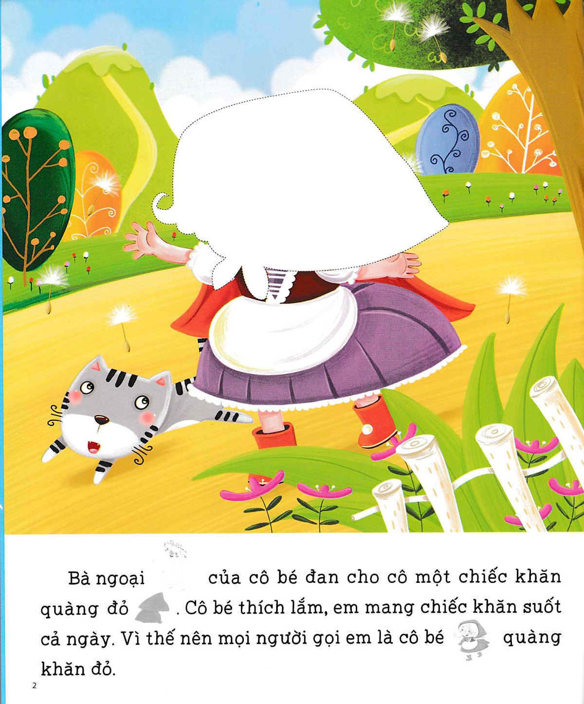 truyện cổ tích kinh điển - cô bé quàng khăn đỏ (stickers) - Ảnh 3