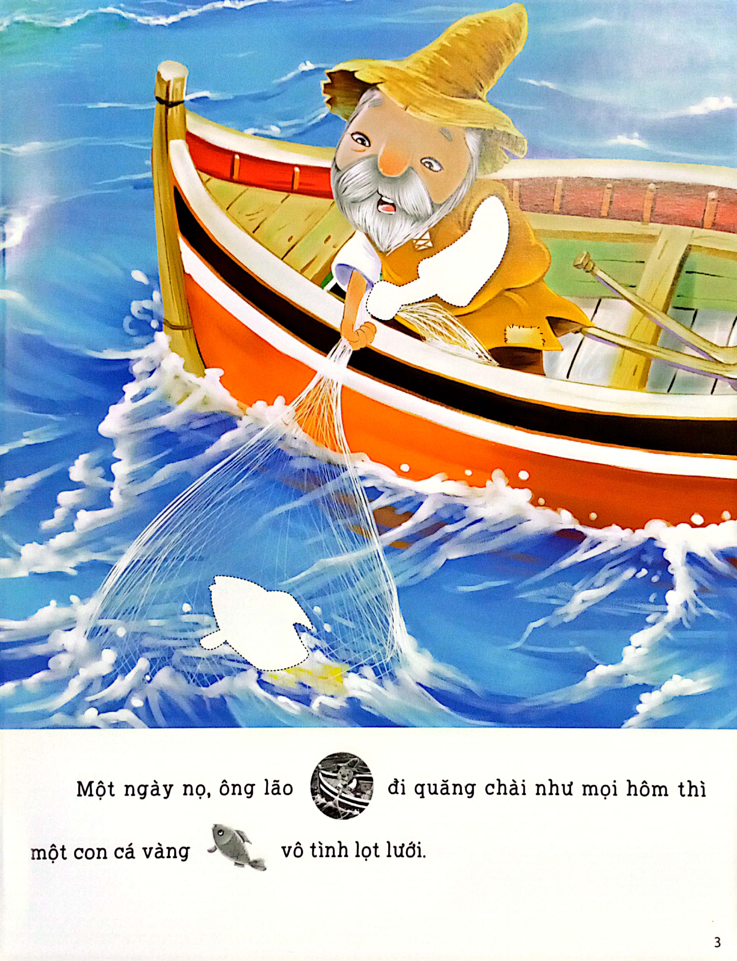 truyện cổ tích kinh điển - ông lão đánh cá và con cá vàng - Ảnh 5