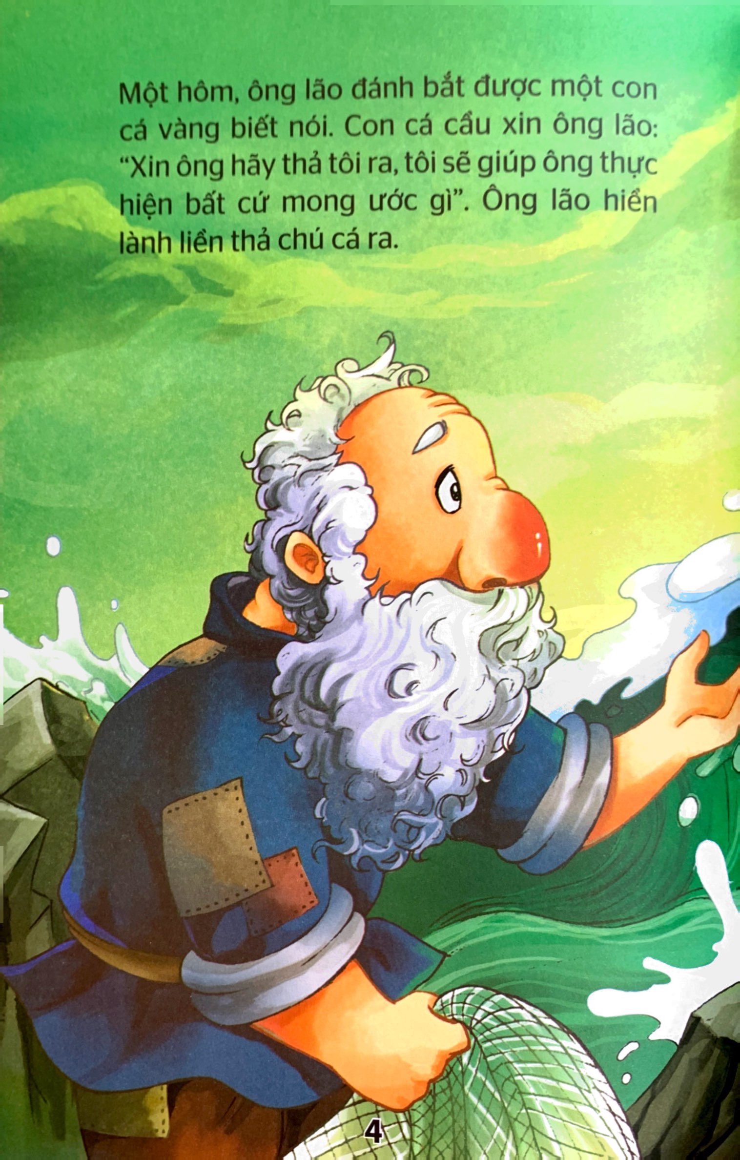 truyện cổ tích kinh điển thế giới hay nhất - ông lão đánh cá và con cá vàng - Ảnh 5